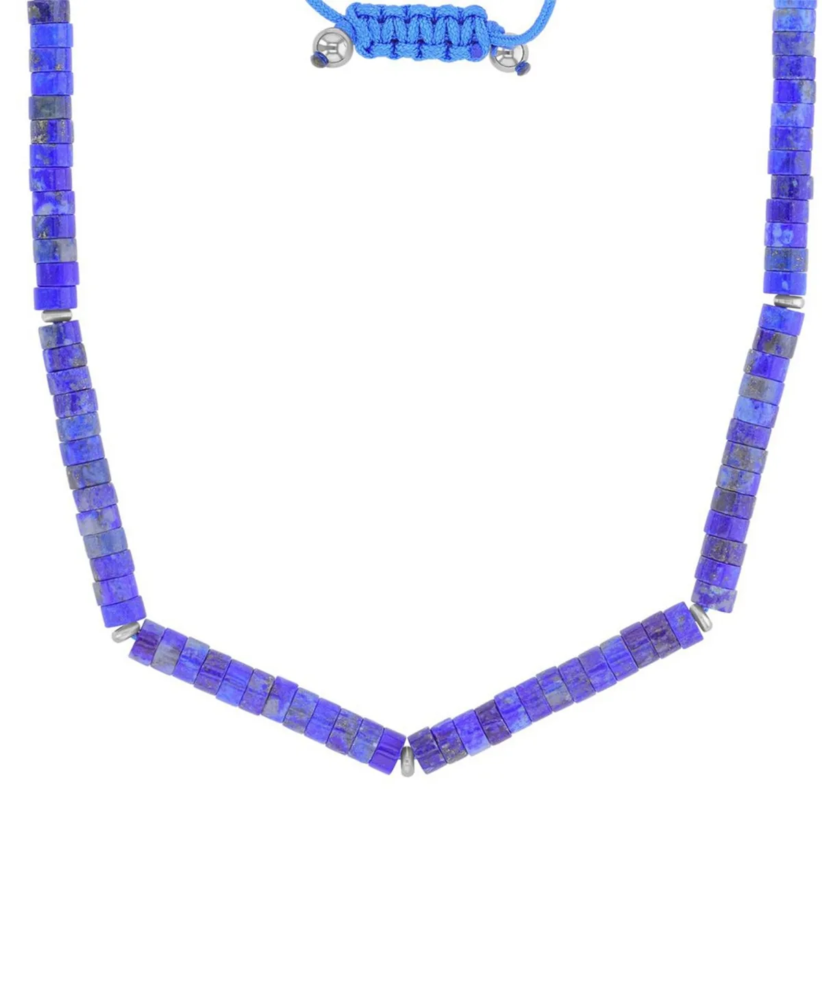 Waterproof Yellow Beads Labradorite Adjustable Necklace by Roxy