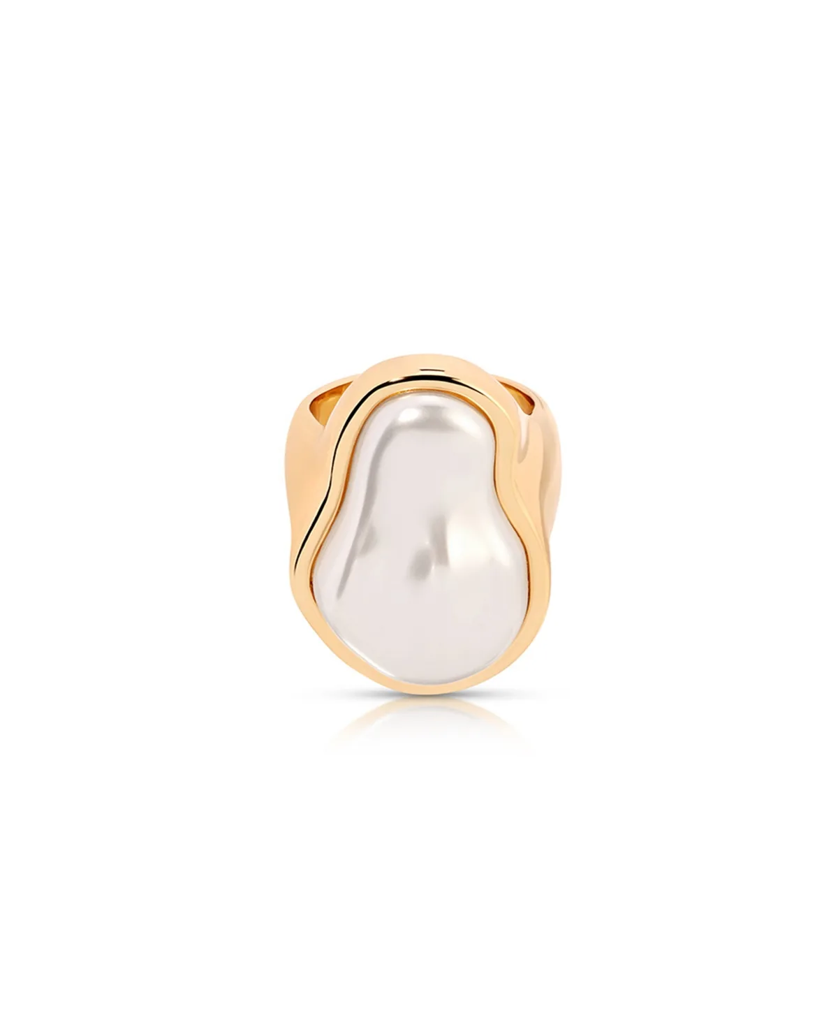 Sea-Born Mother of Pearl Statement Ring