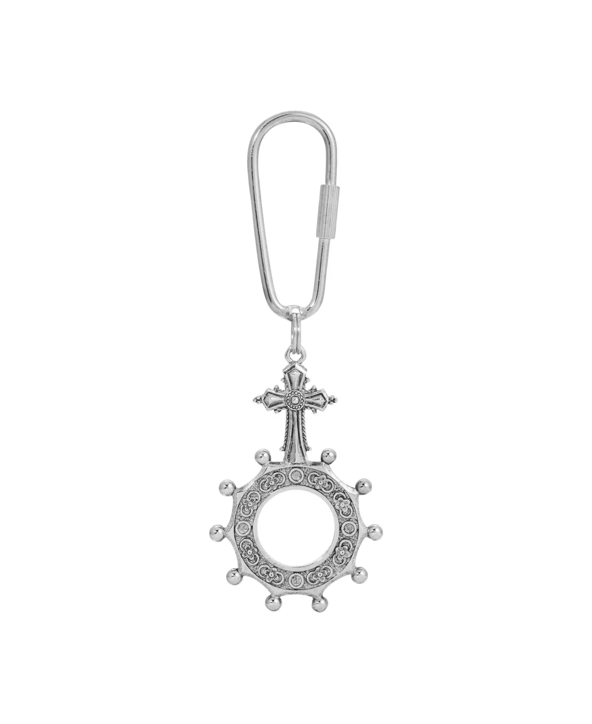 Symbols of Faith Rosary Prayer Ring Key Fob by 2028