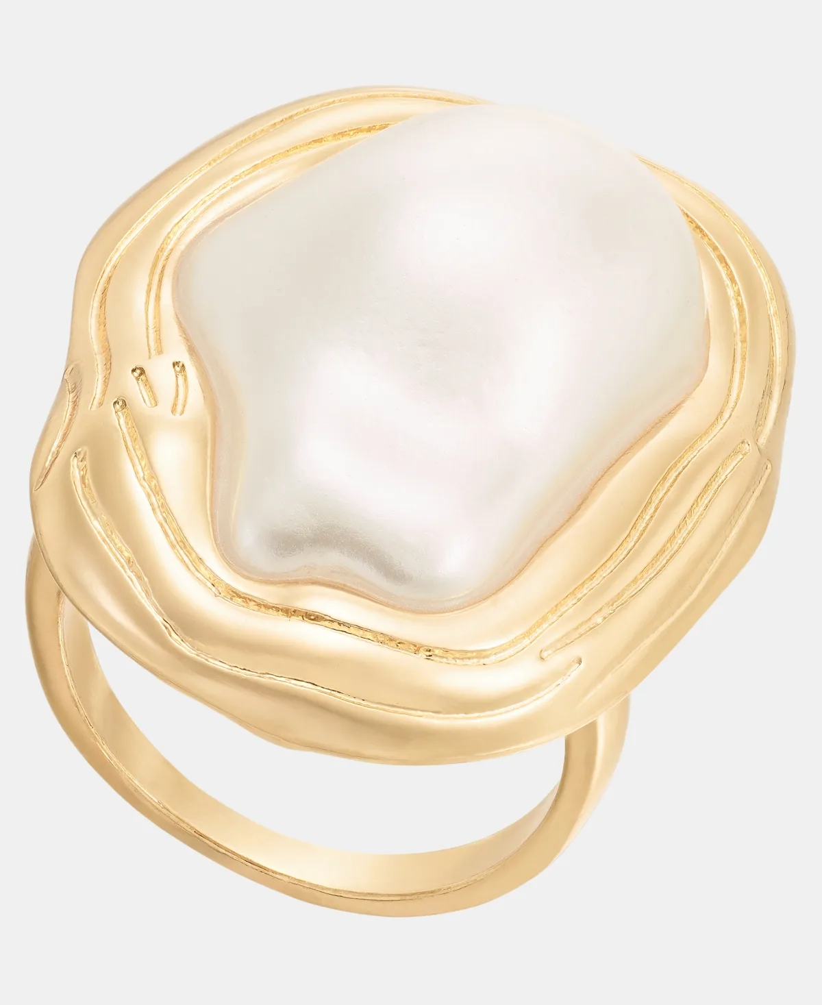 Imitation Pearl Statement Ring by I.n.c. International Concepts