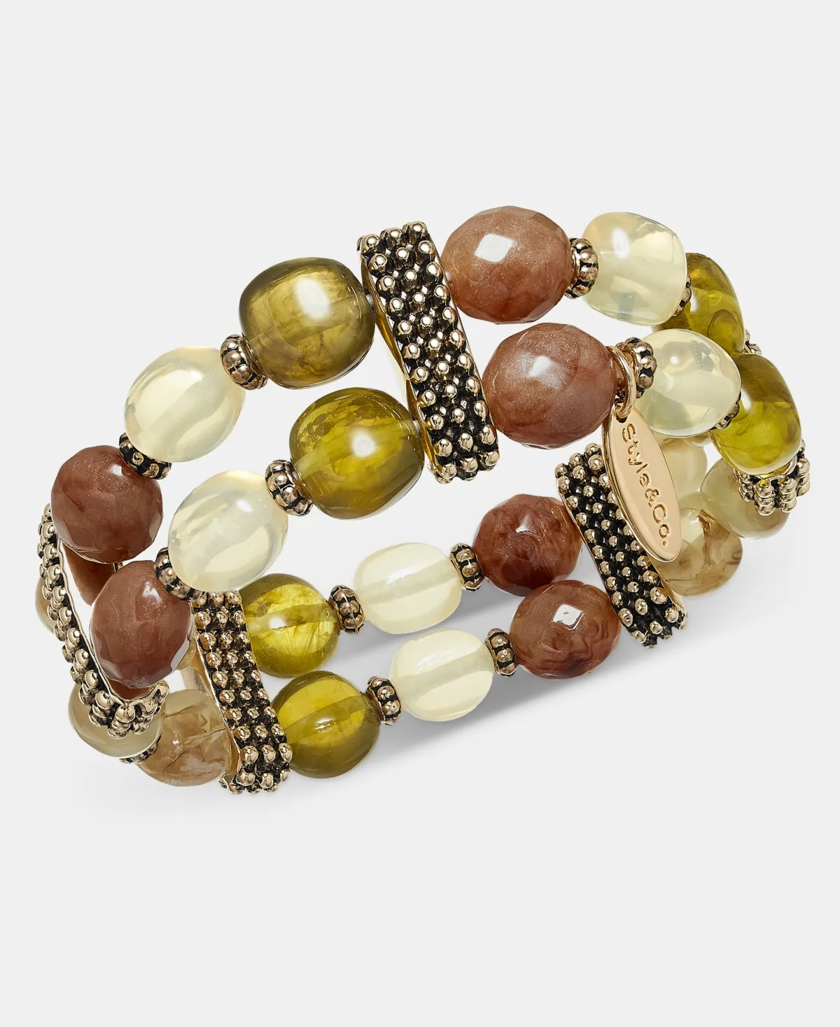 Beaded Jewel Stretch Bracelet