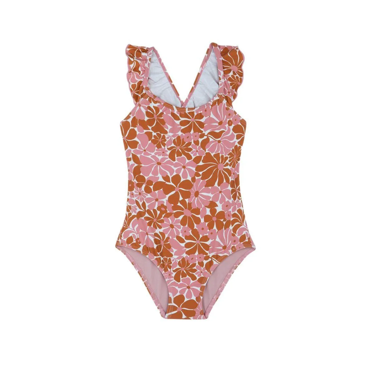 Summer Memories Square Neck Ruffle One Piece by Gottex Kids