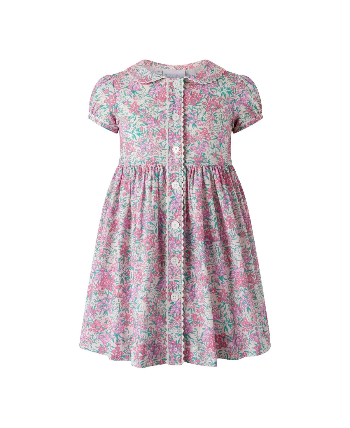 Floral Button-Front Dress by Rachel Riley