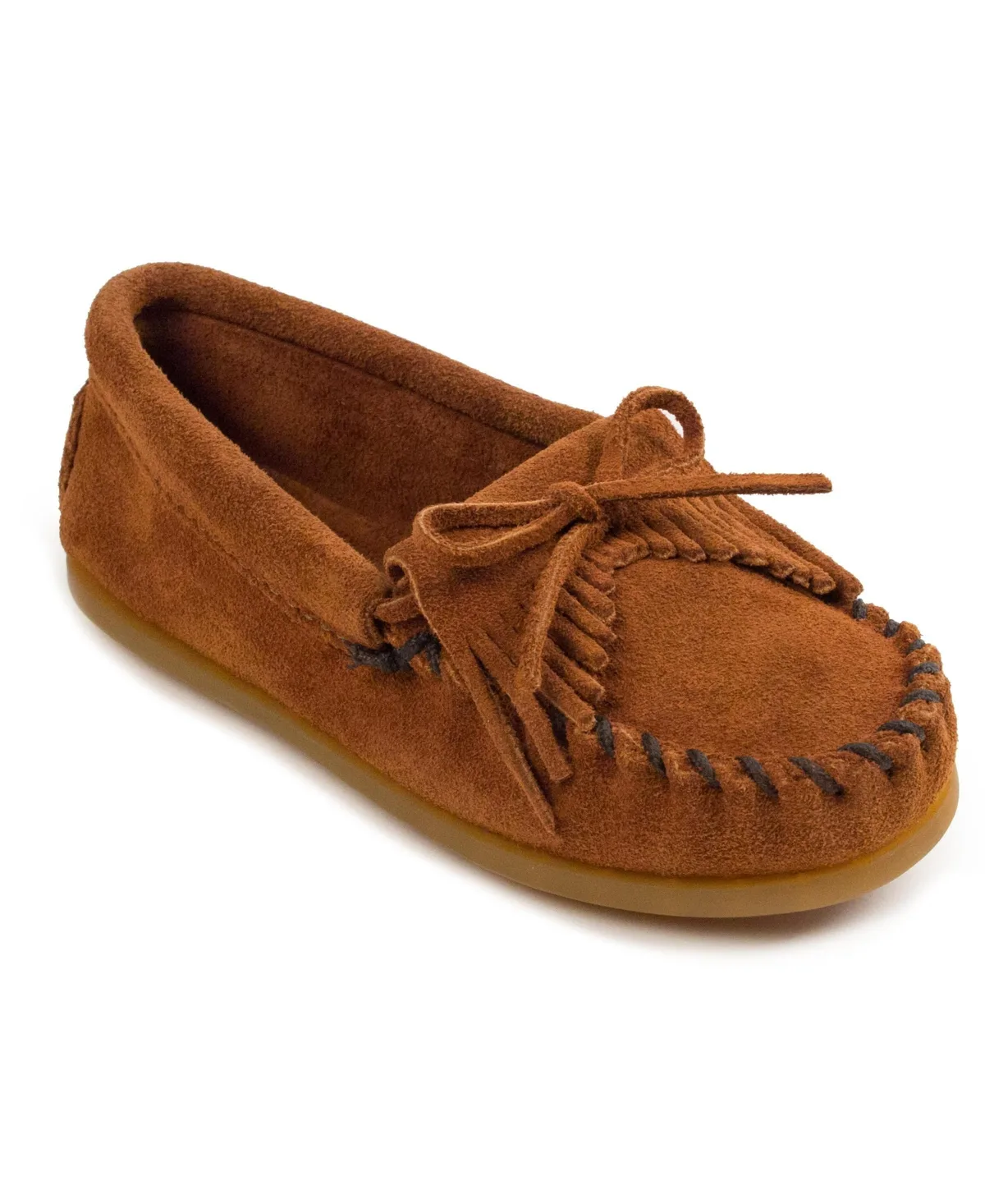 Kilty Suede Moccasins by Minnetonka