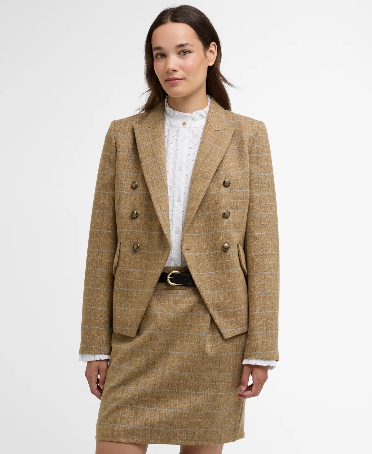 Long-Sleeve Wisteria Tailored Blazer by Barbour