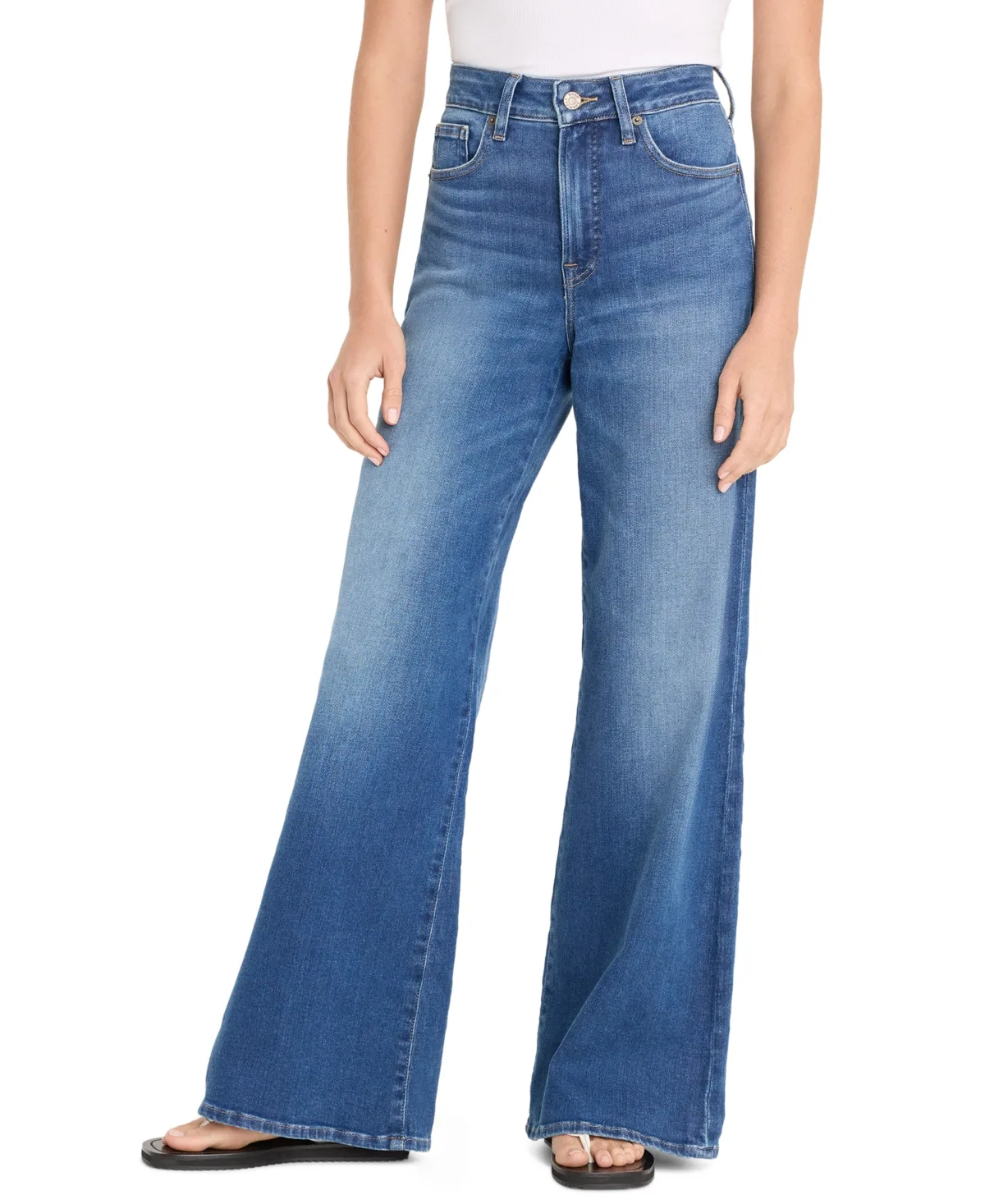 Good Waist Soft Tech Palazzo Jeans