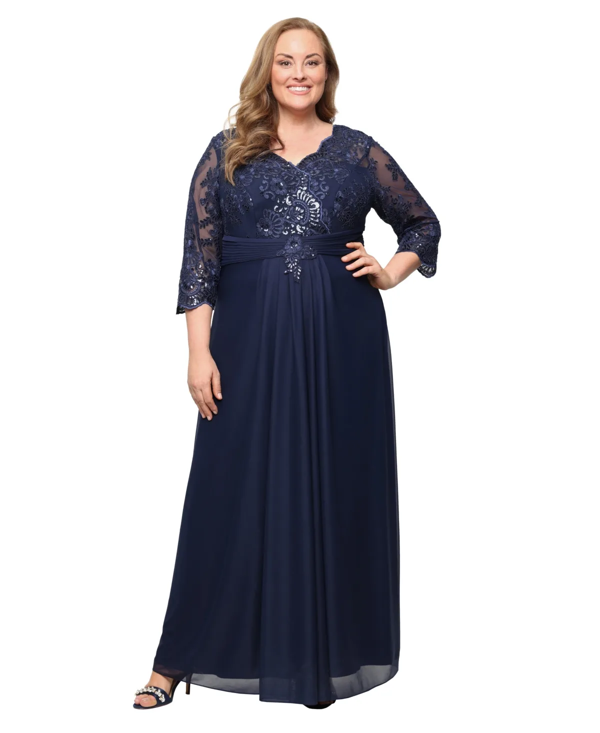 V-Neck Pull-On Dress