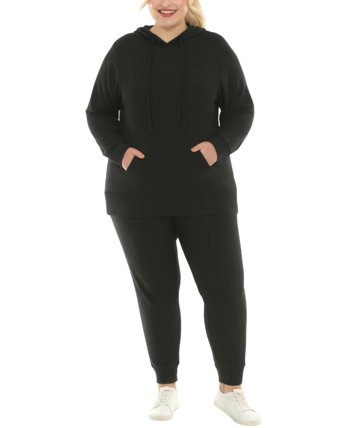 Super Soft Two Piece Ribbed Set by White Mark