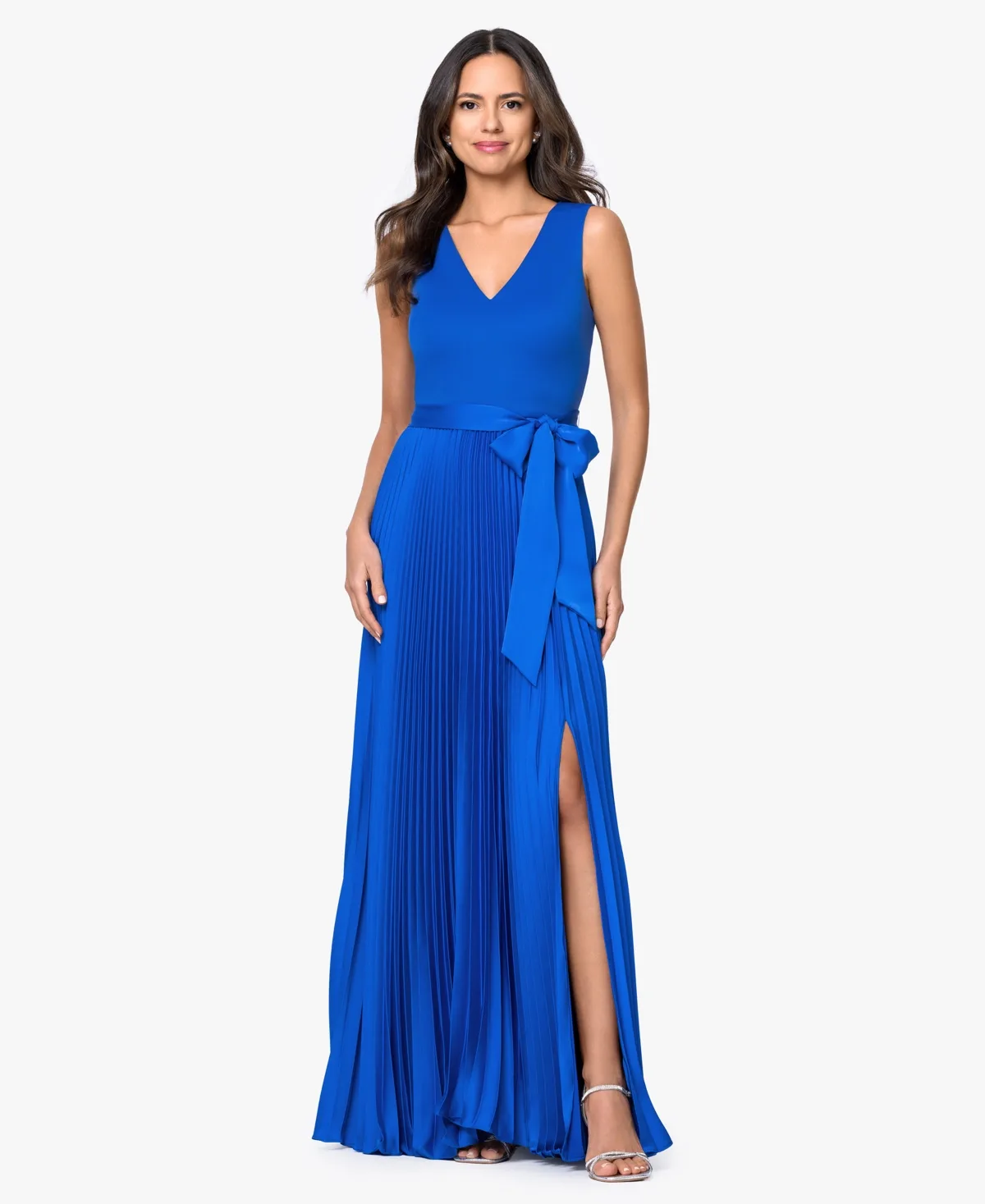 Sleeveless V-Neck Gown by Xscape