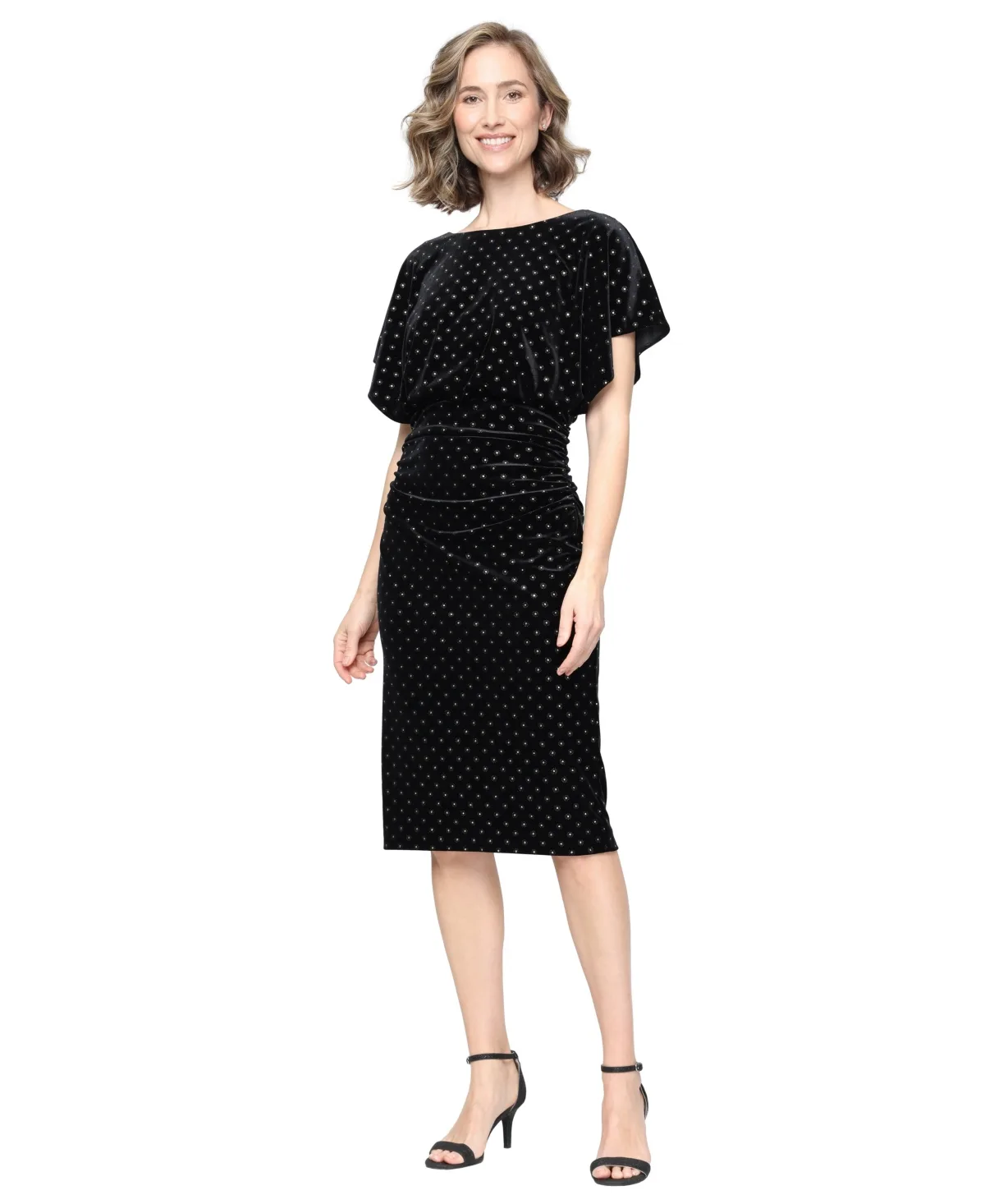 Sequin Velvet Dress by Sl Fashions