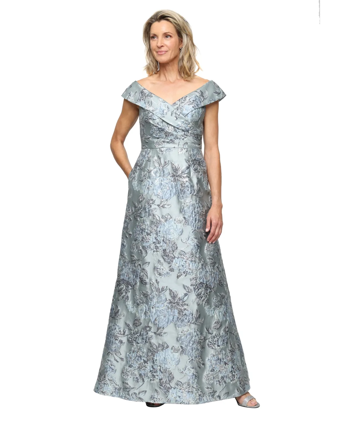 Off-The-Shoulder Ball Gown by Alex Evenings