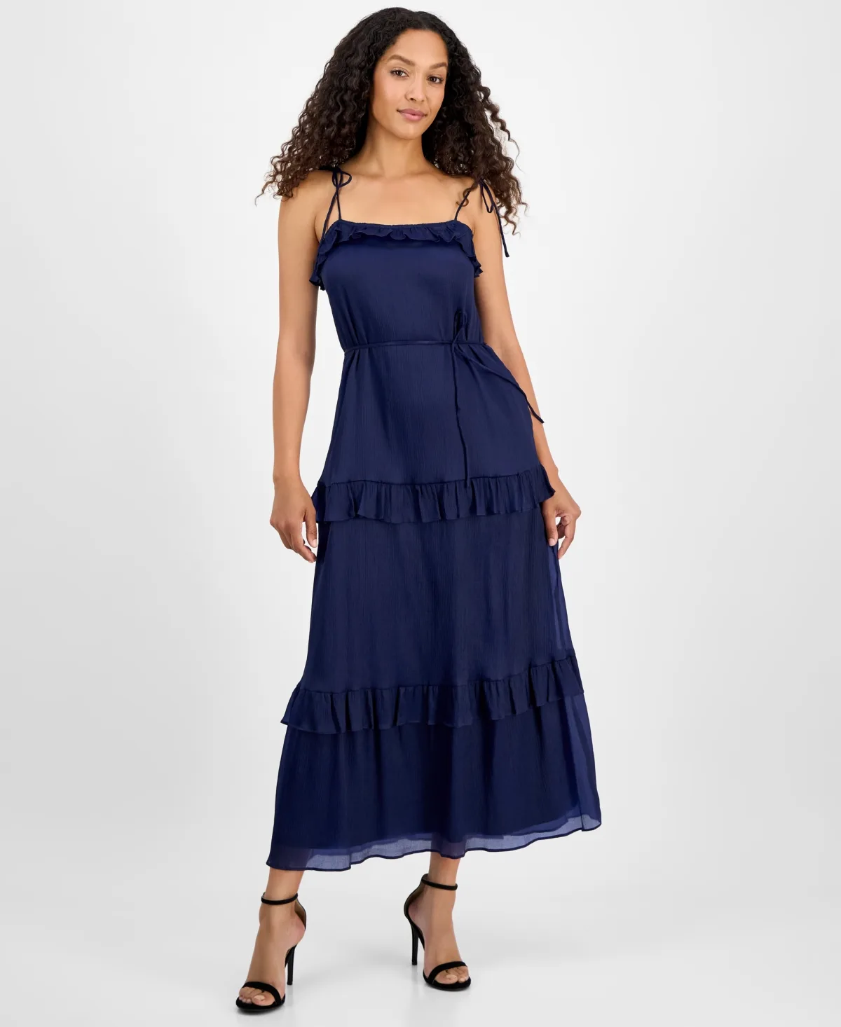 Tie-Strap Maxi Dress by Julia Jordan