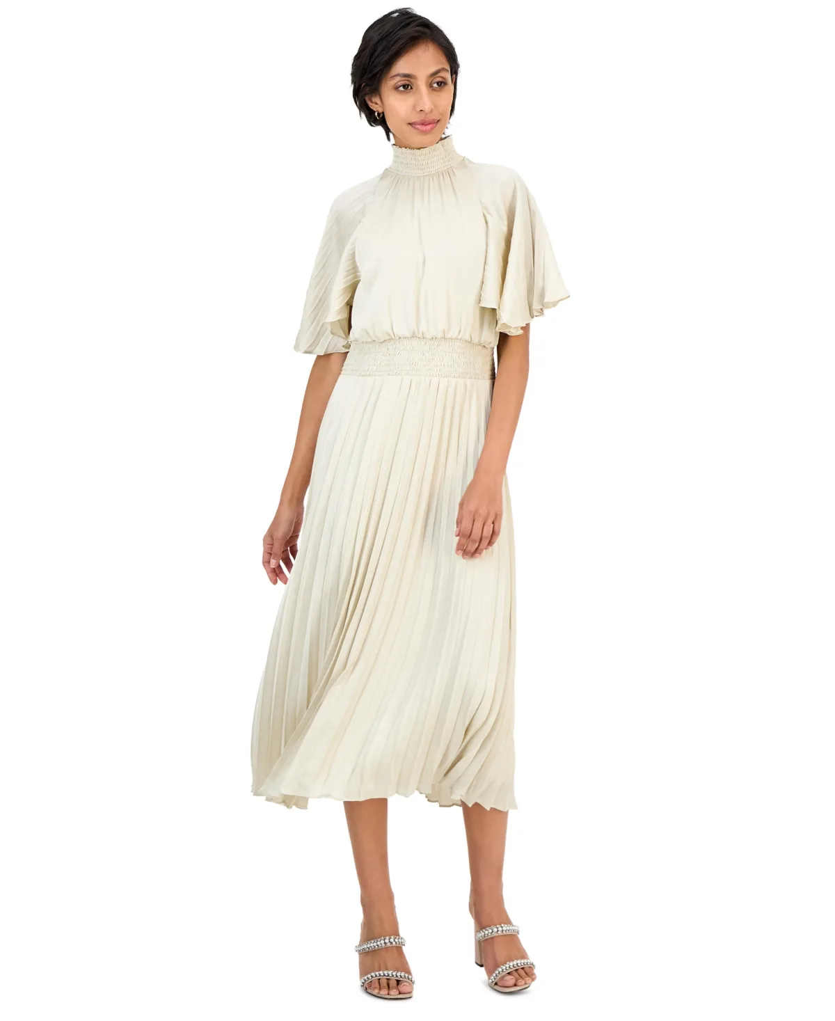 Pleated Smocked Dress by Julia Jordan