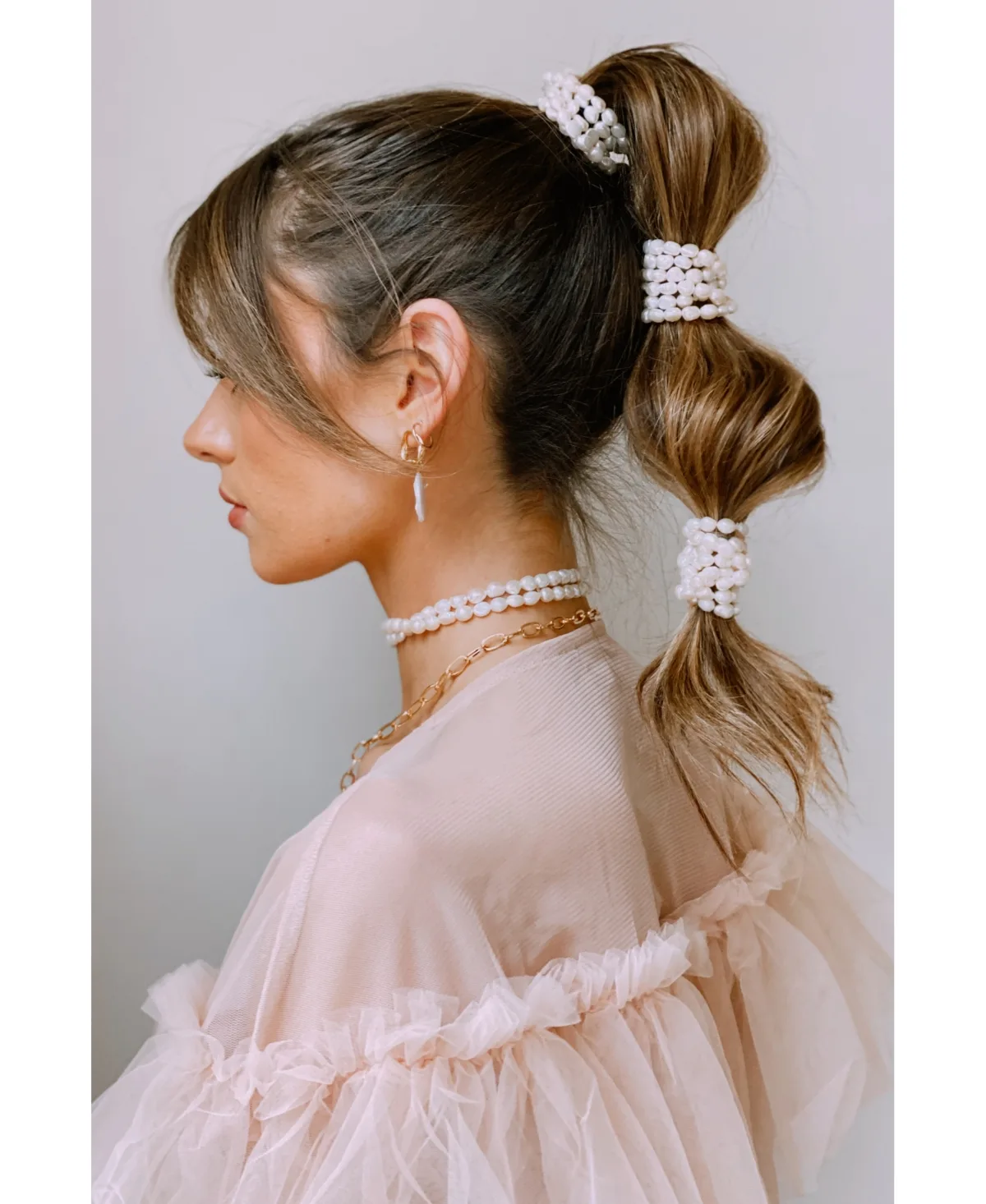 Jax Pearl Hair Wrap by Untamed Petals