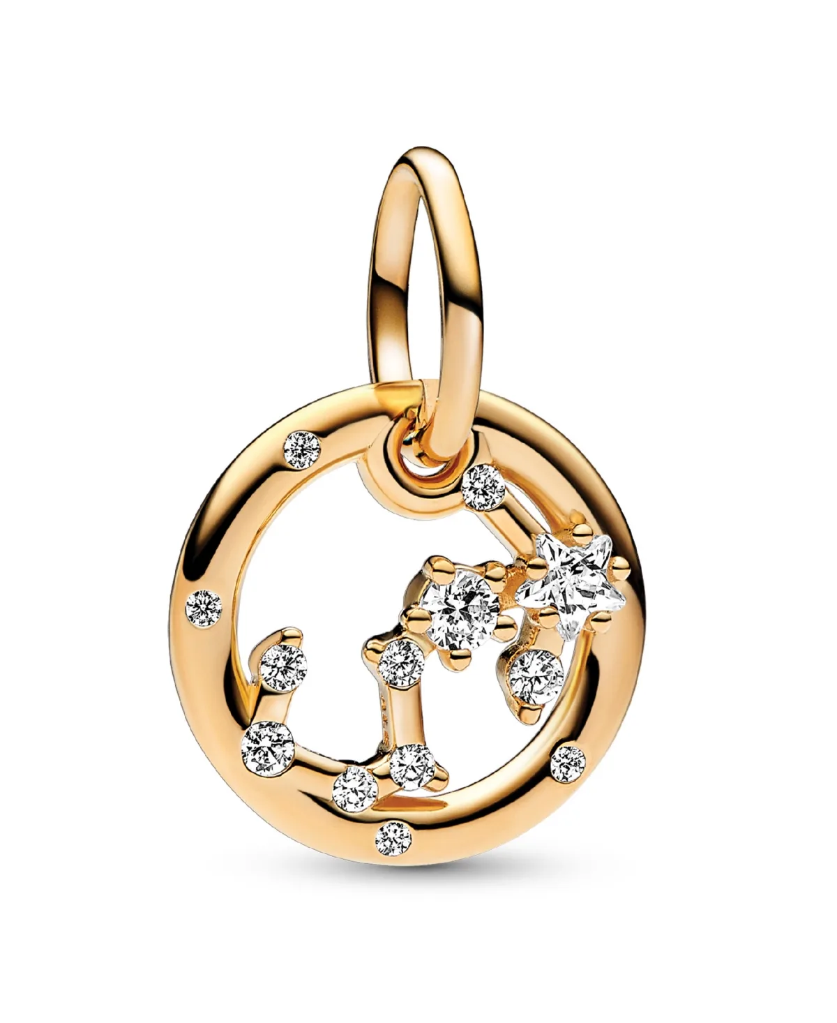 14k Gold-Plated Zodiac Dangle Charm