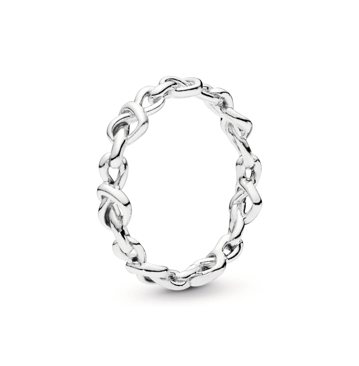 Sterling Silver Moments Knotted Hearts Ring by Pandora