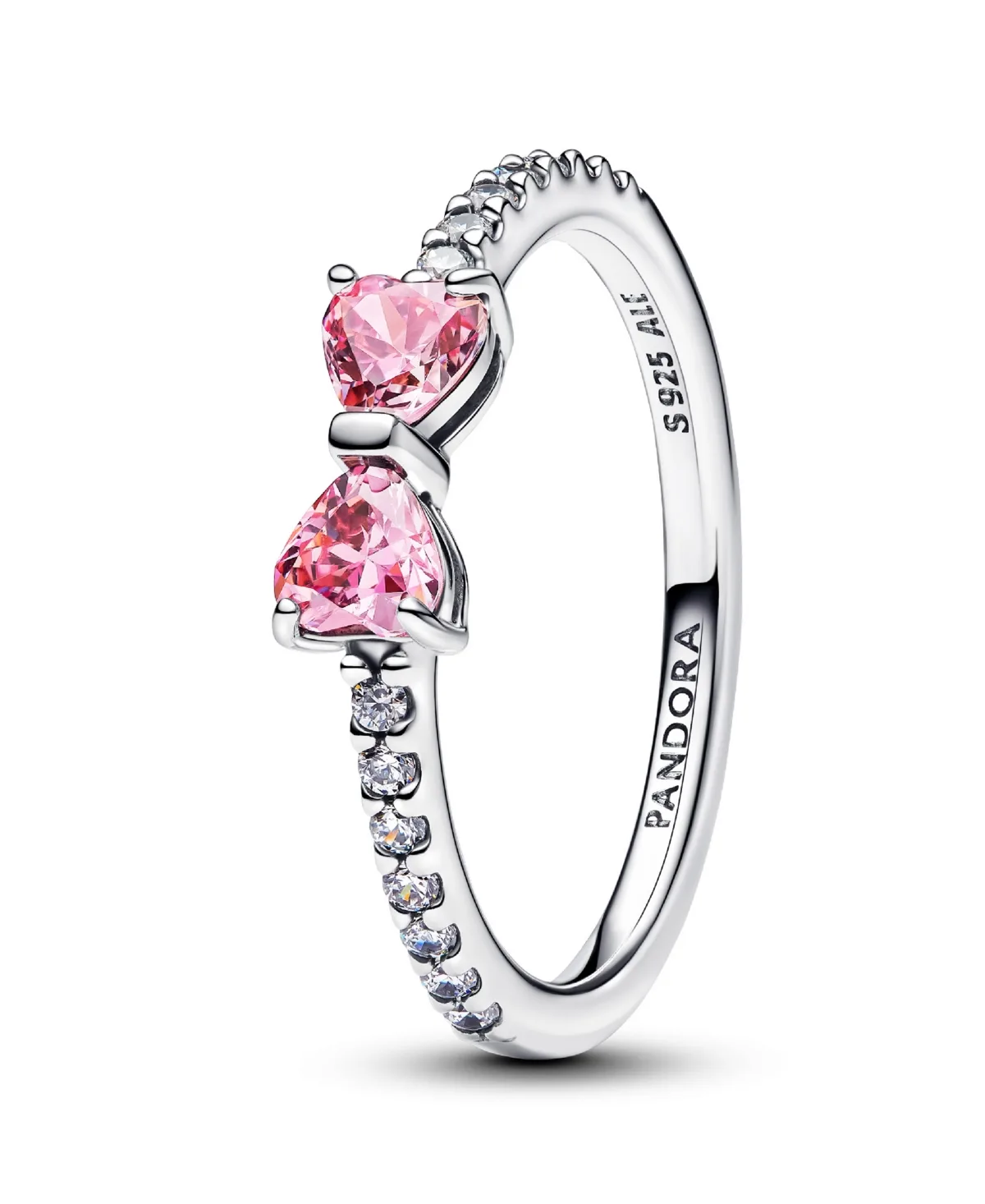 Sparkling Pink Bow Ring by Pandora