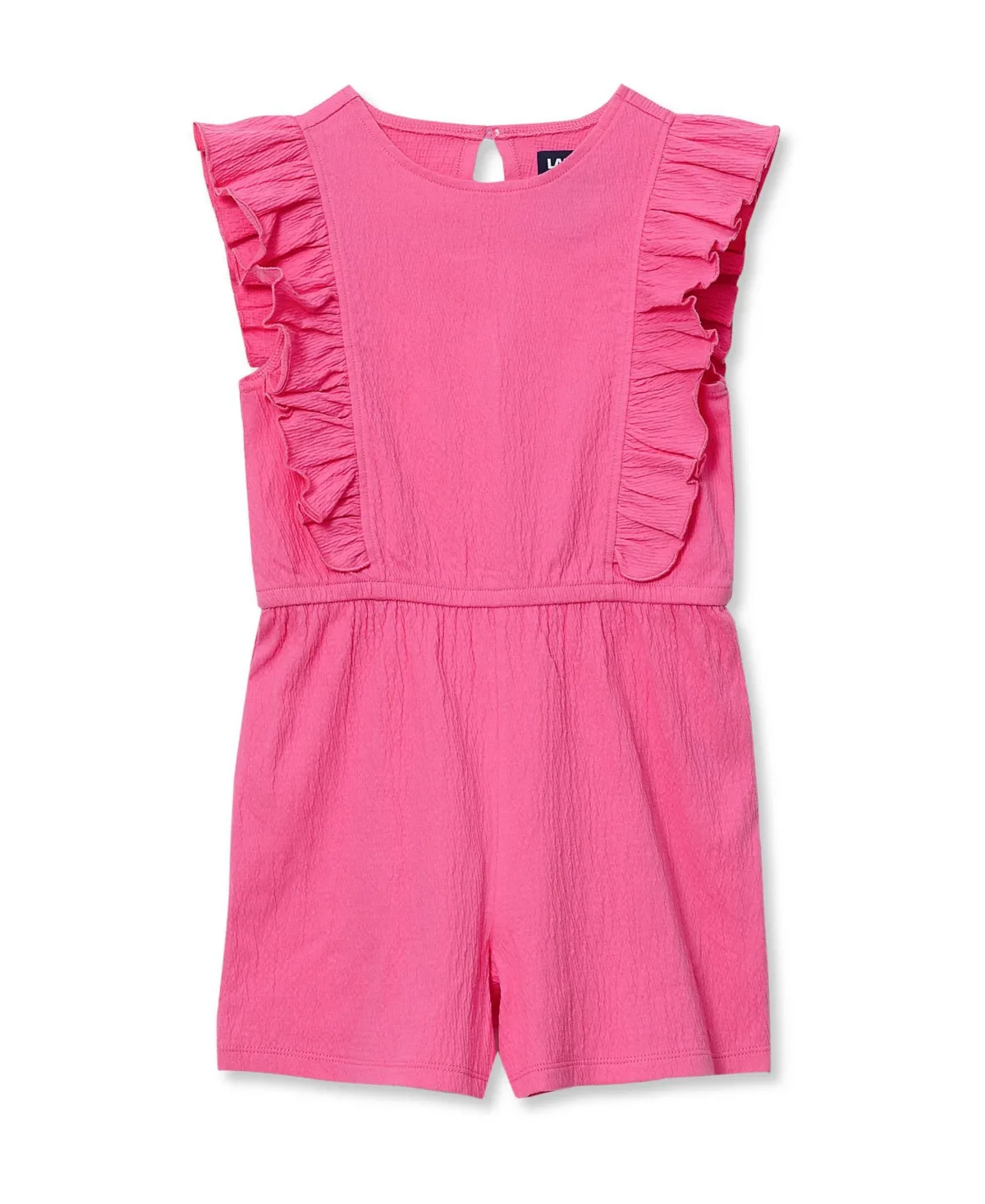 Sleeveless Ruffle Knit Romper by Lands' End