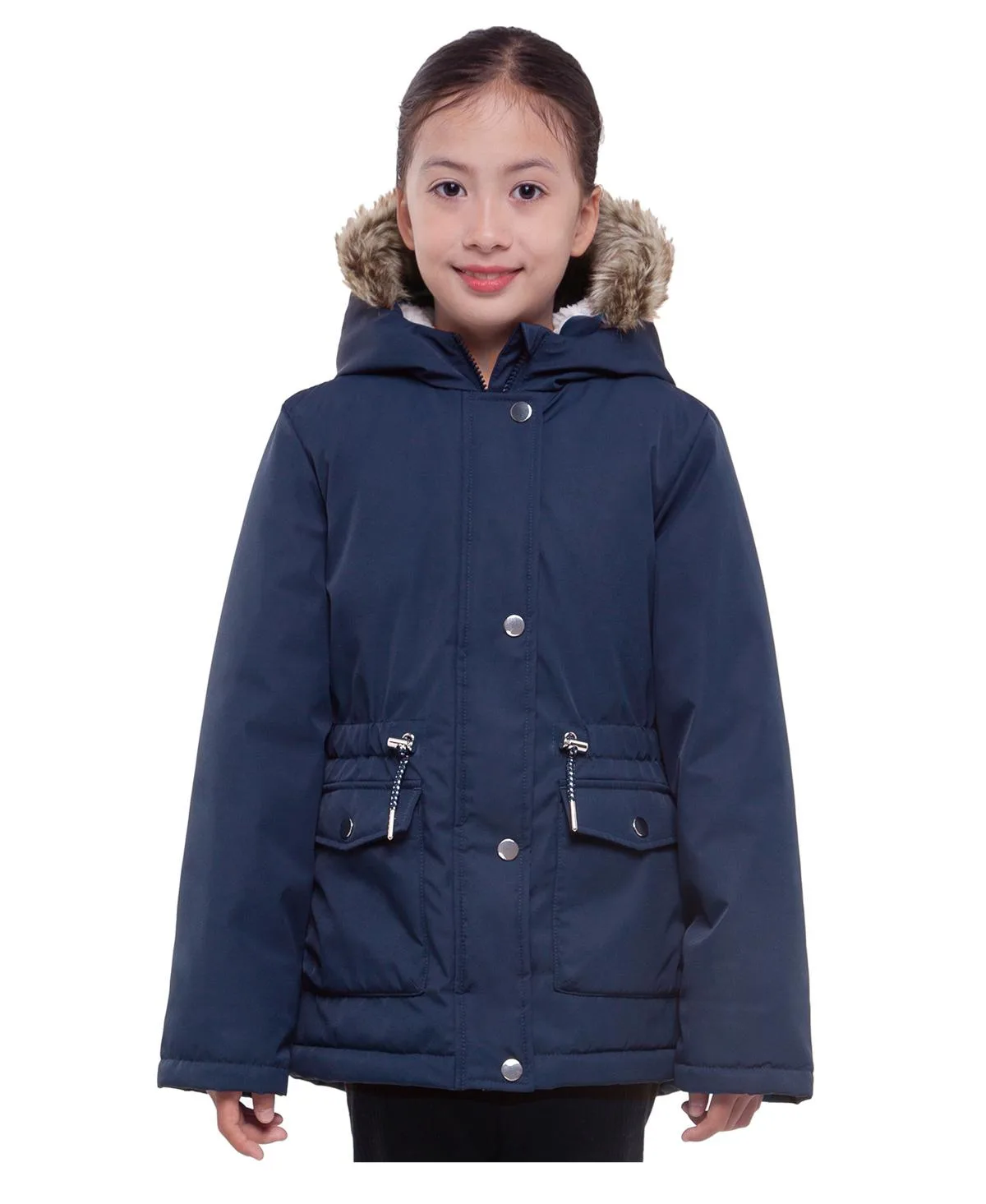 Sherpa Fleece Lined Parka Coat by Rokka&rolla