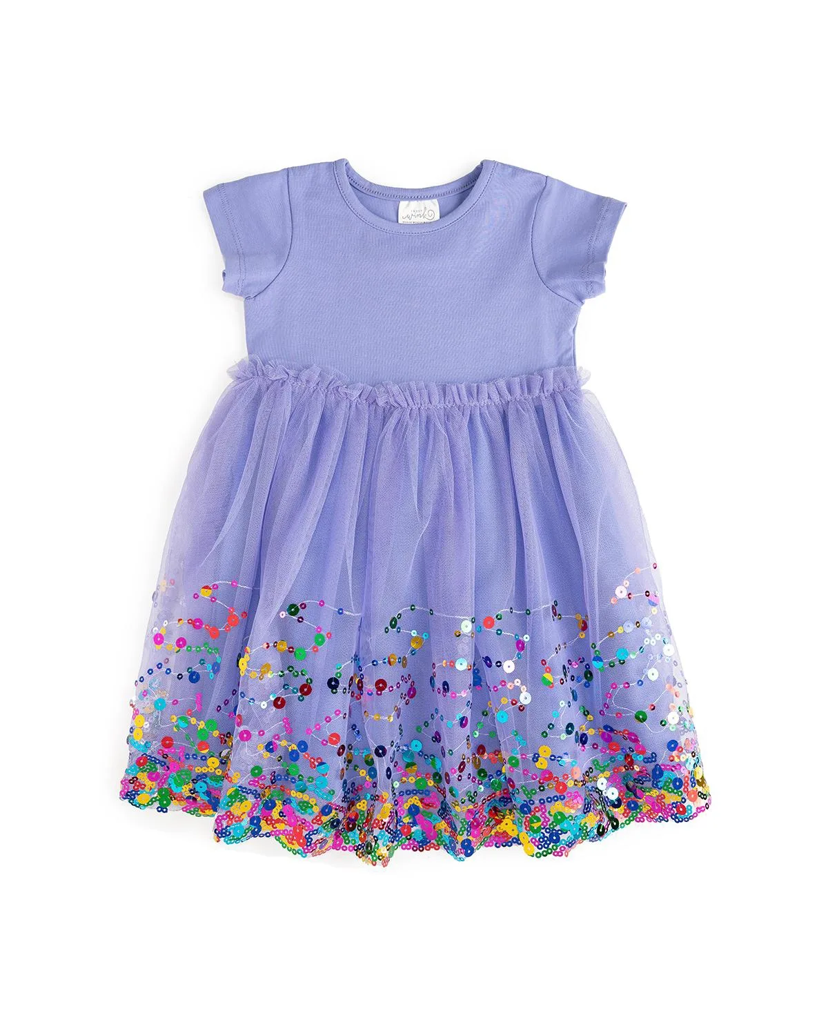 Confetti Short Sleeve Tutu Dress by Sweet Wink
