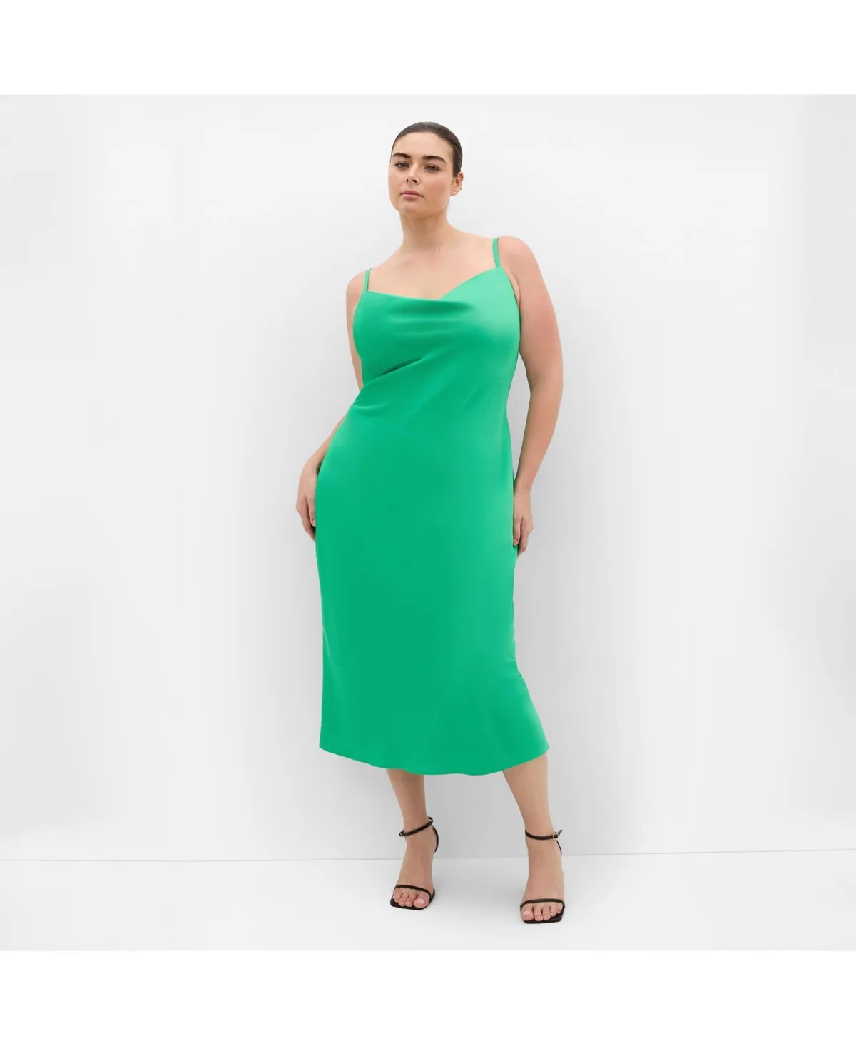 Sadie Satin Slip Dress by City Chic