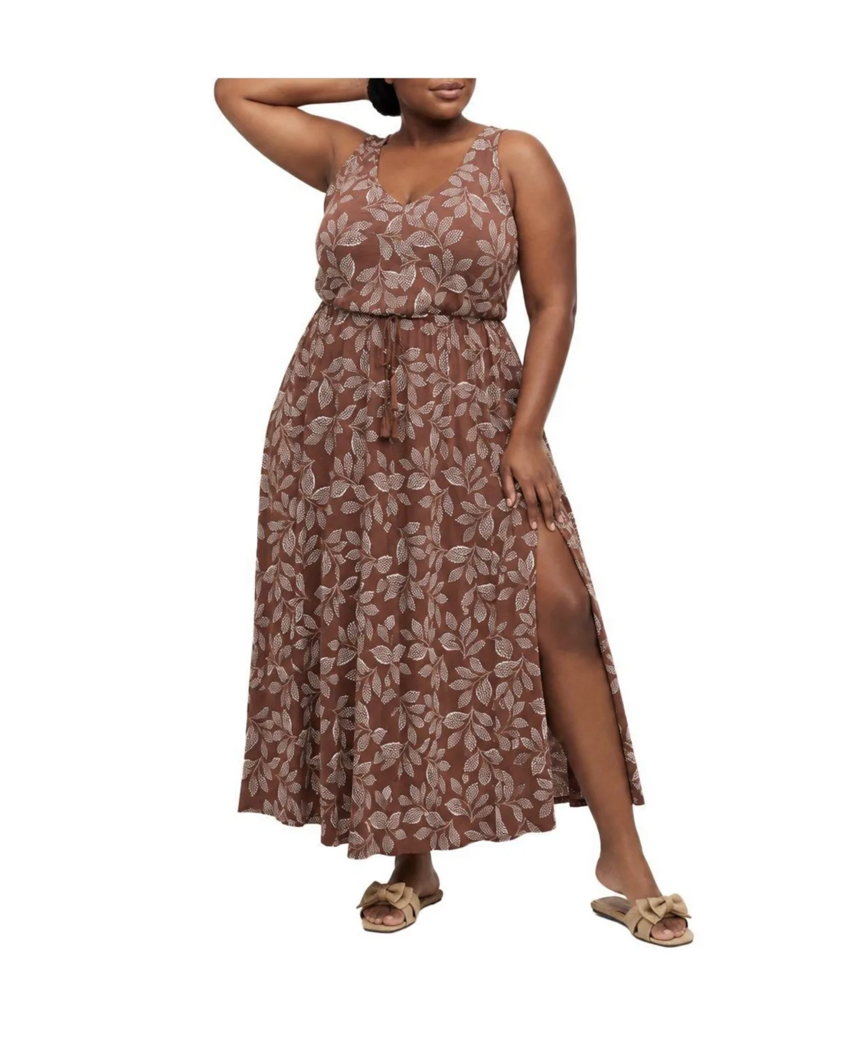 Belle Isle Cinched-Waist Maxi Sundress by Torrid
