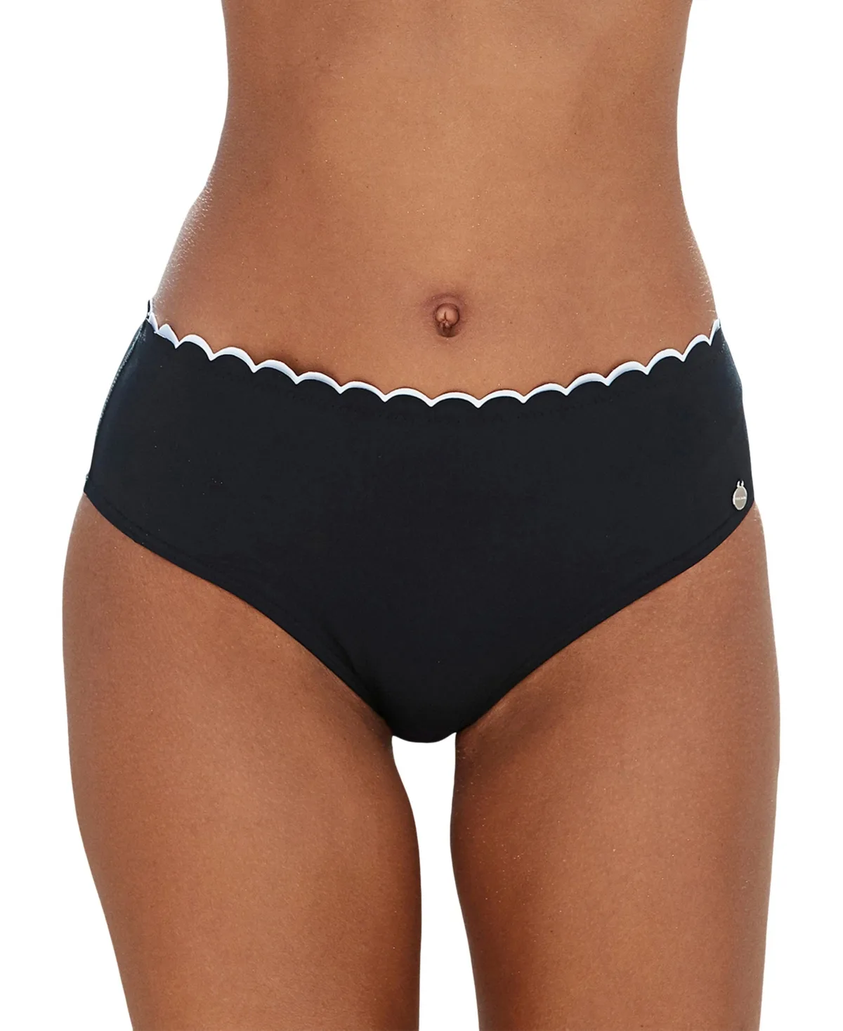 Scalloped Classic Bikini Swimsuit Bottom by Lascana
