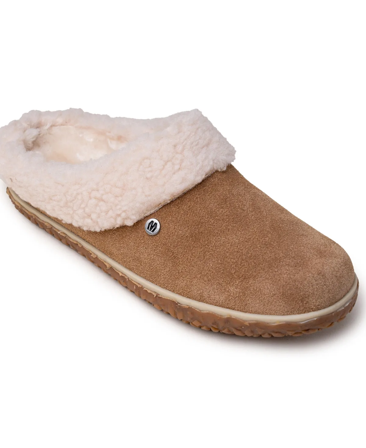 Spruce Suede Berber Lined Slippers by Minnetonka