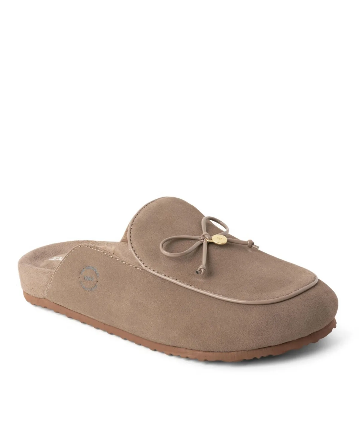 Falan Genuine Suede Scuff Slippers by Dearfoams