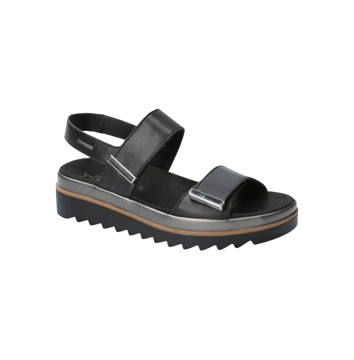 Dominica Platform Sandal - Full-Grain Leather by Mephisto