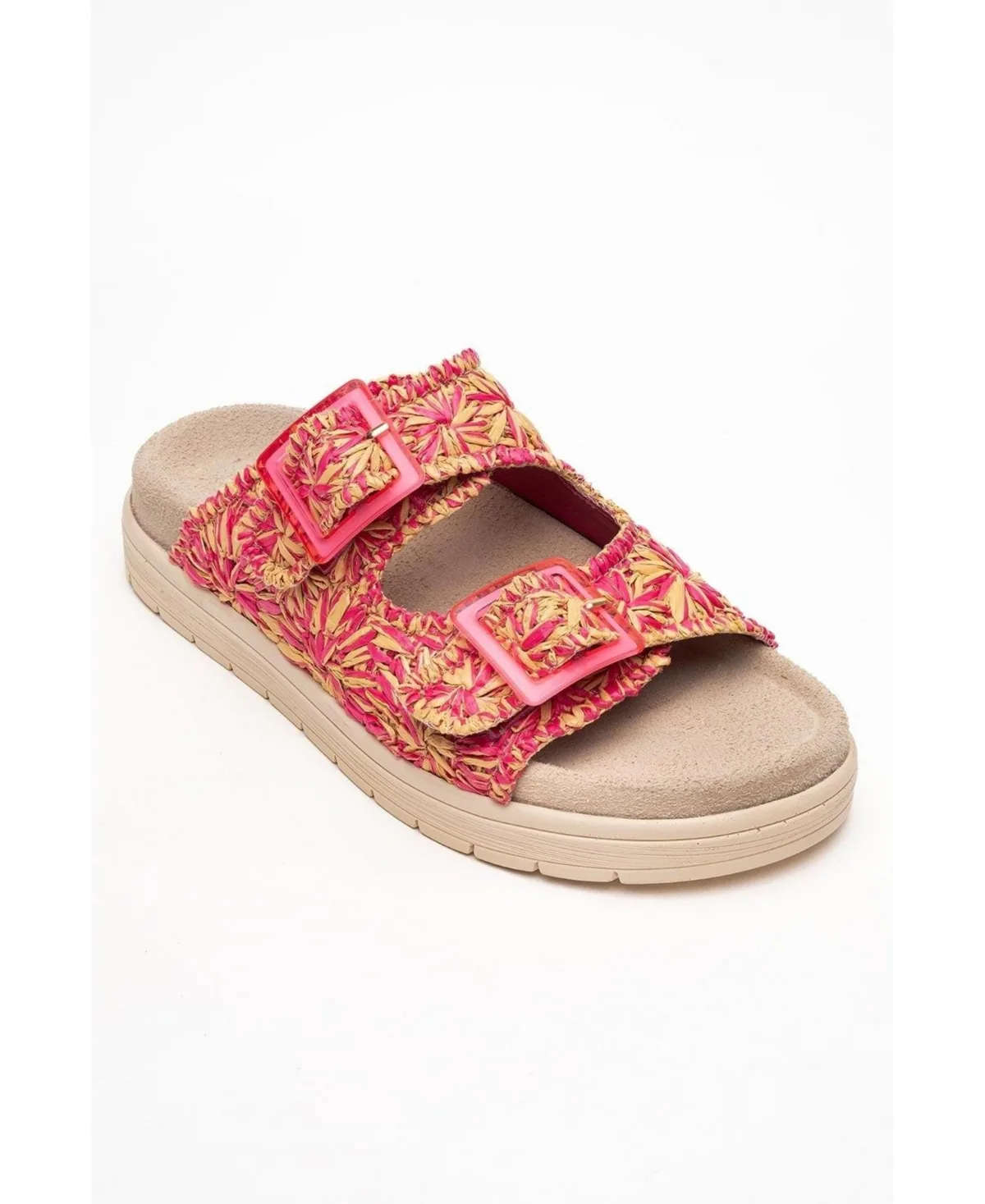 Milana Leather Double Strap Sandal by Forever & Always Shoes