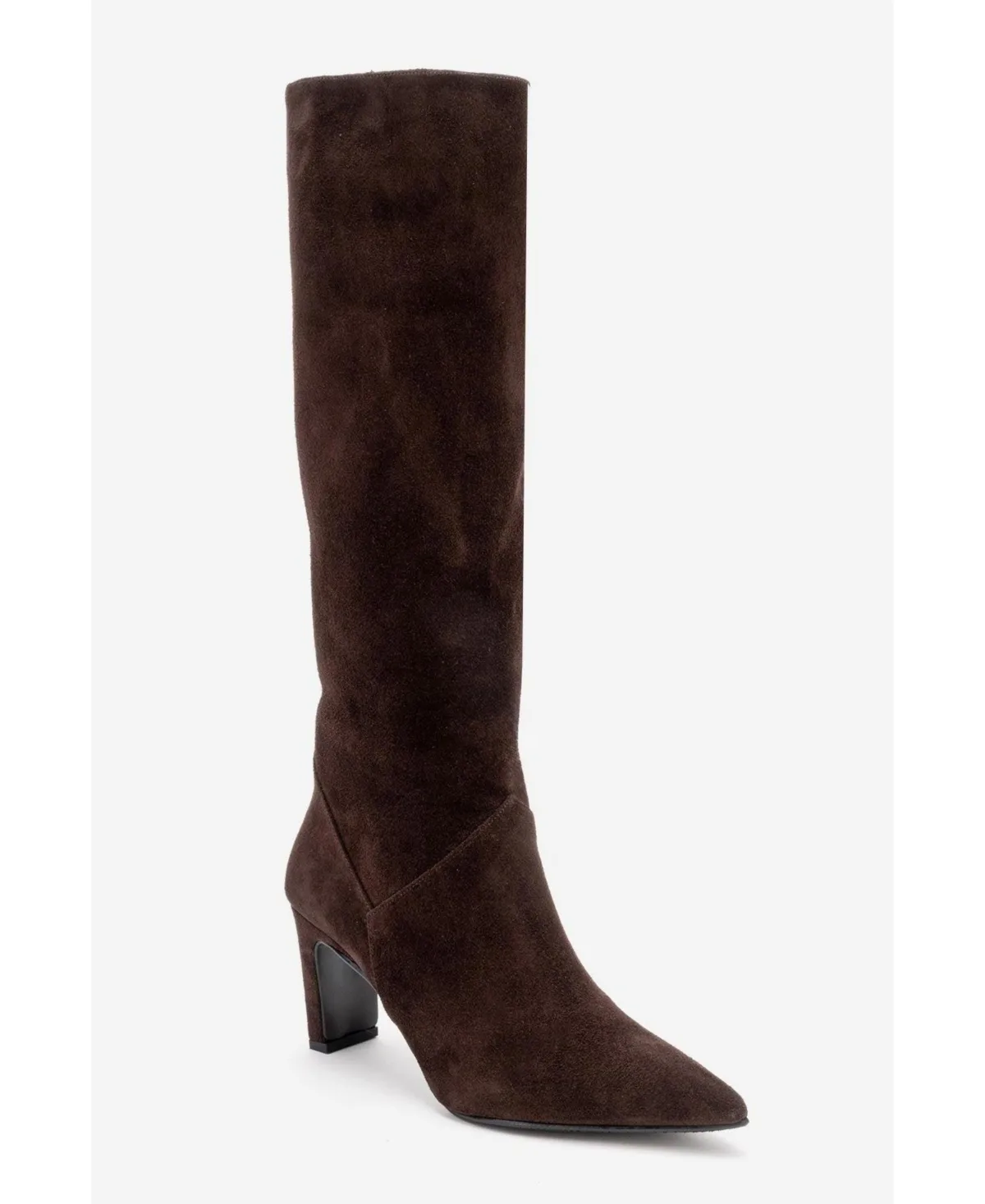 Merla Leather Block Heel Boot by Forever & Always Shoes