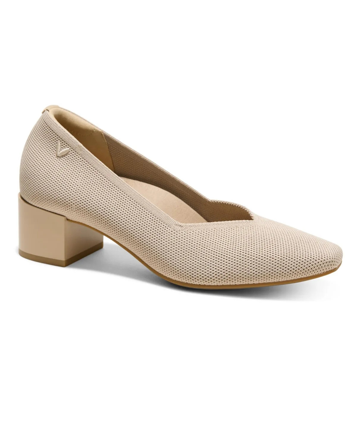 Megan Square-Toe Stress Free Chunky Heels