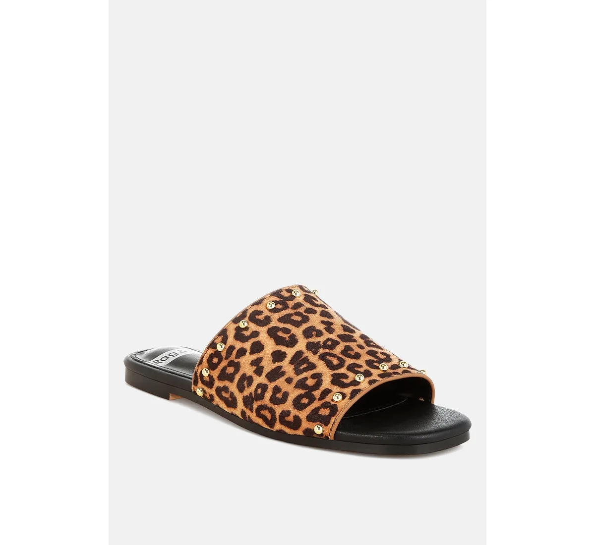 Hilsa Leopard Print Slip-On Flats by Rag & Co