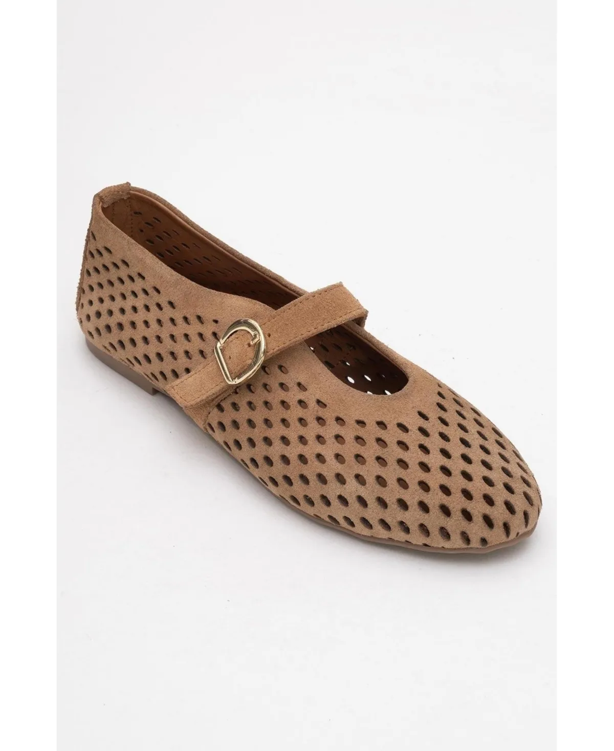 Arian Leather Ballet Flat by Forever & Always Shoes