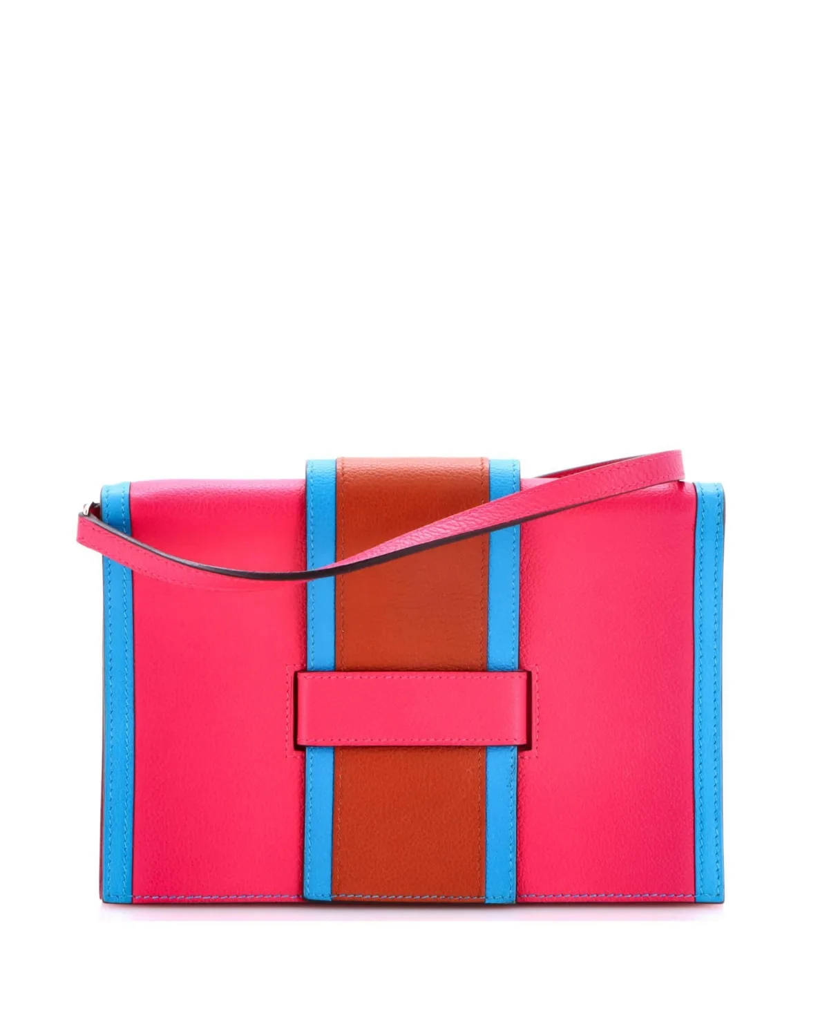 H Passant Clutch Shoulder Bag Evercolor by Pre-owned Hermes