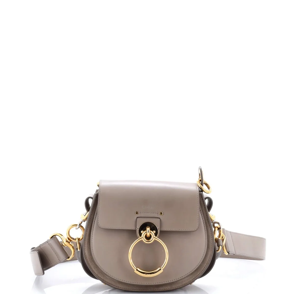 Small Tess Bag Leather by Pre-owned Chloe