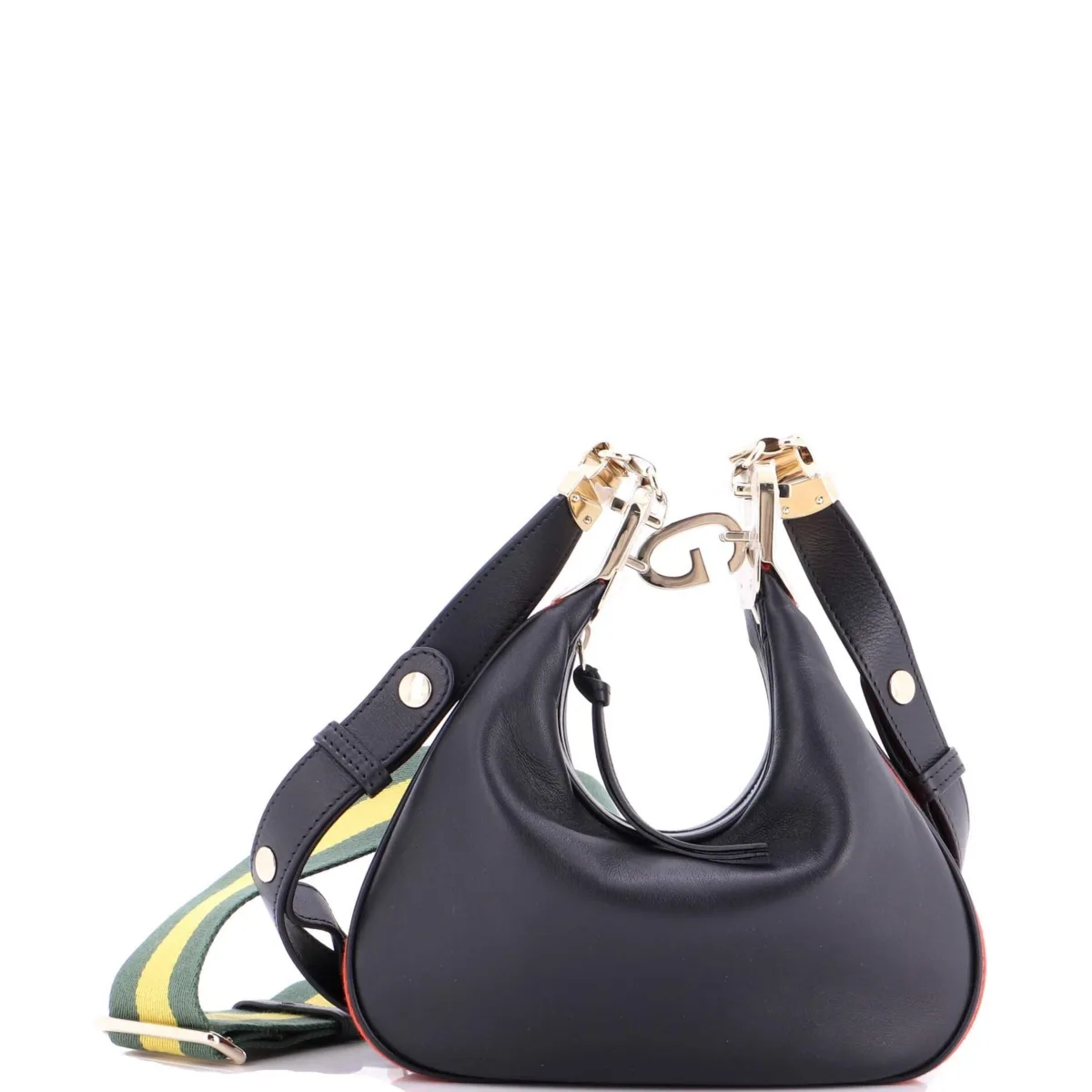 Small Attache Shoulder Bag Leather by Pre-owned Gucci