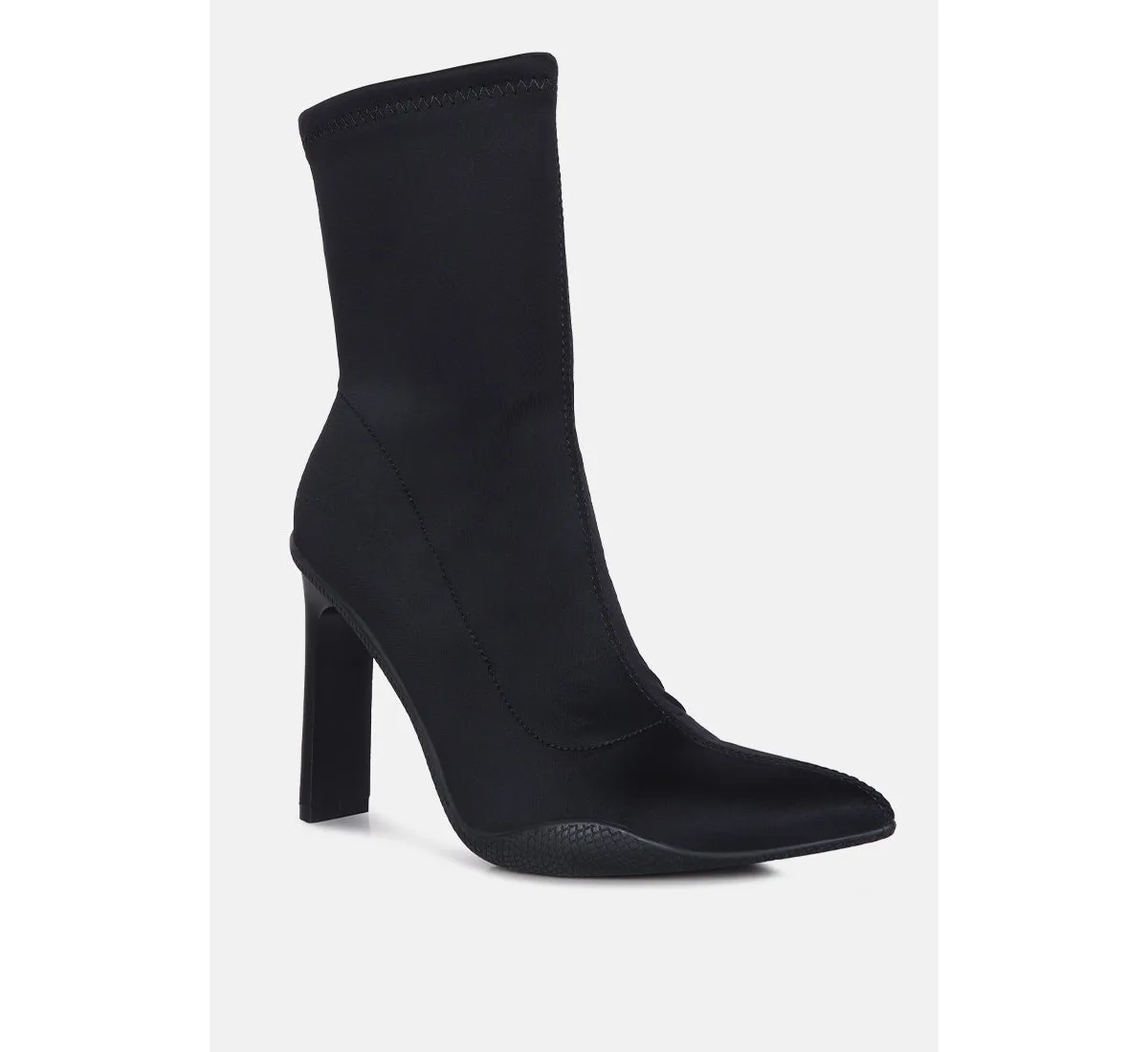 Tokens Pointed Heel Ankle Boots by London Rag