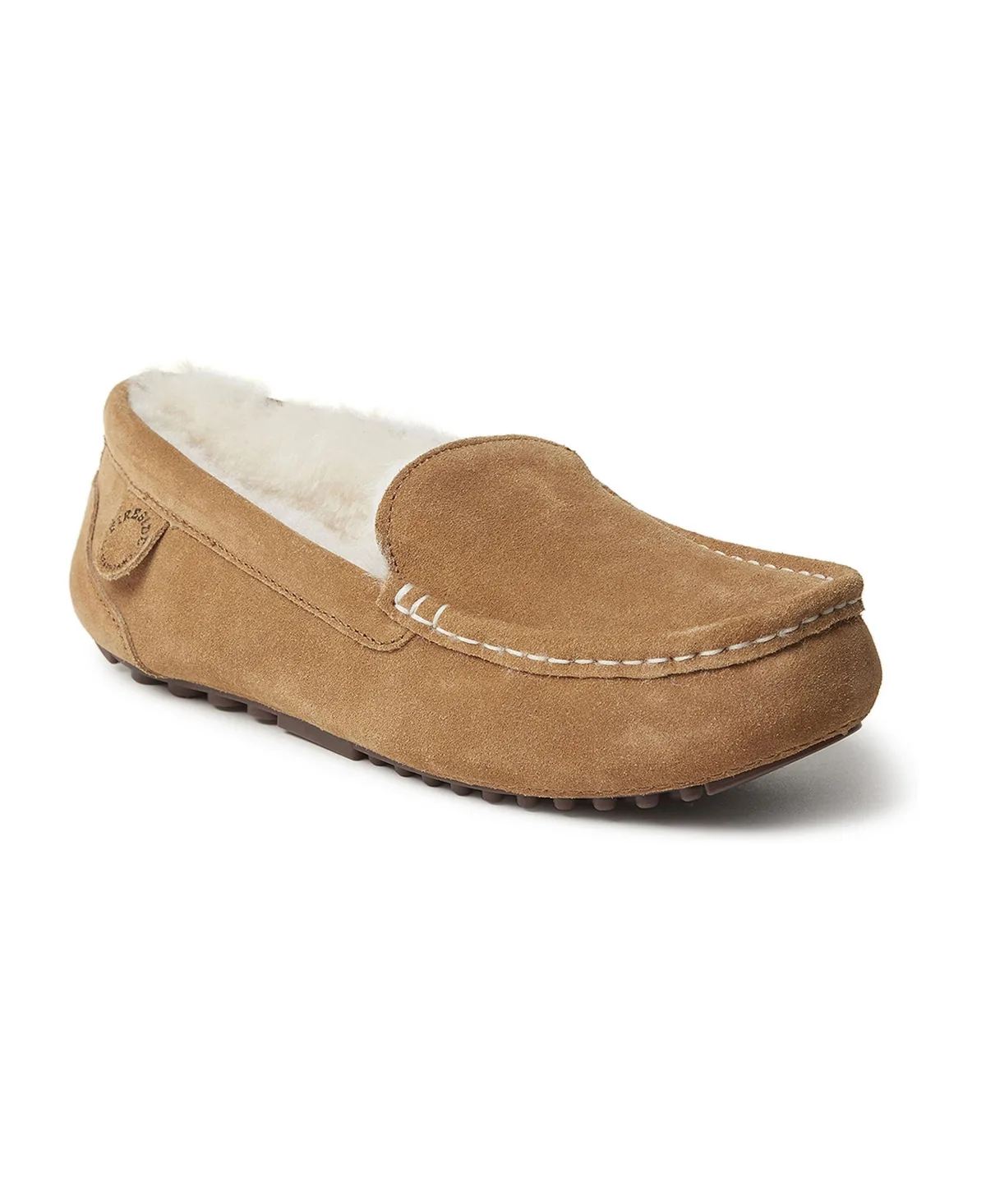 Fireside by Dearfoams Mel Genuine Shearling Moccasin Slipper