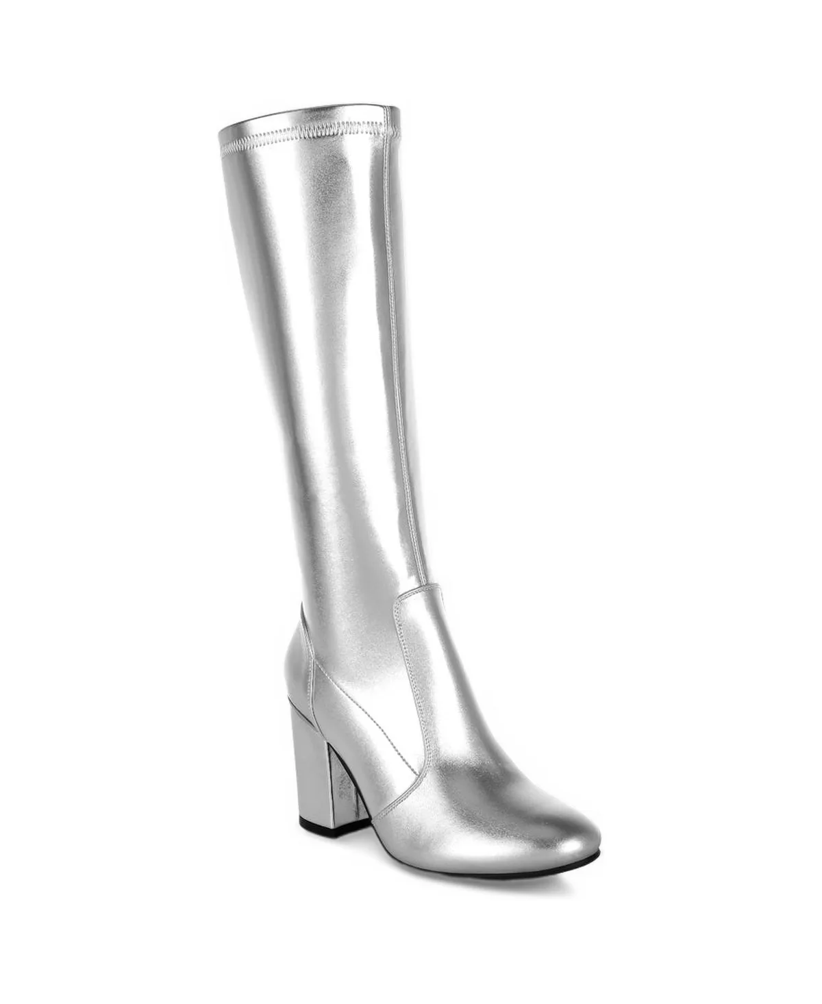 Halara Metallic Pleather Long Boots by Rag & Co