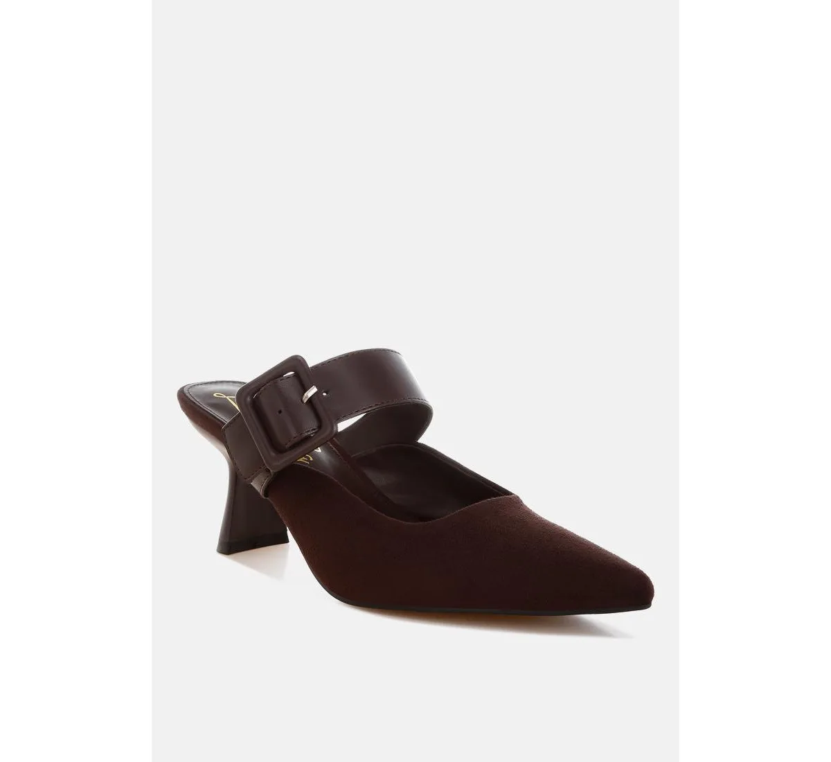 Onagra Microfiber Pointy Slip-On Mules