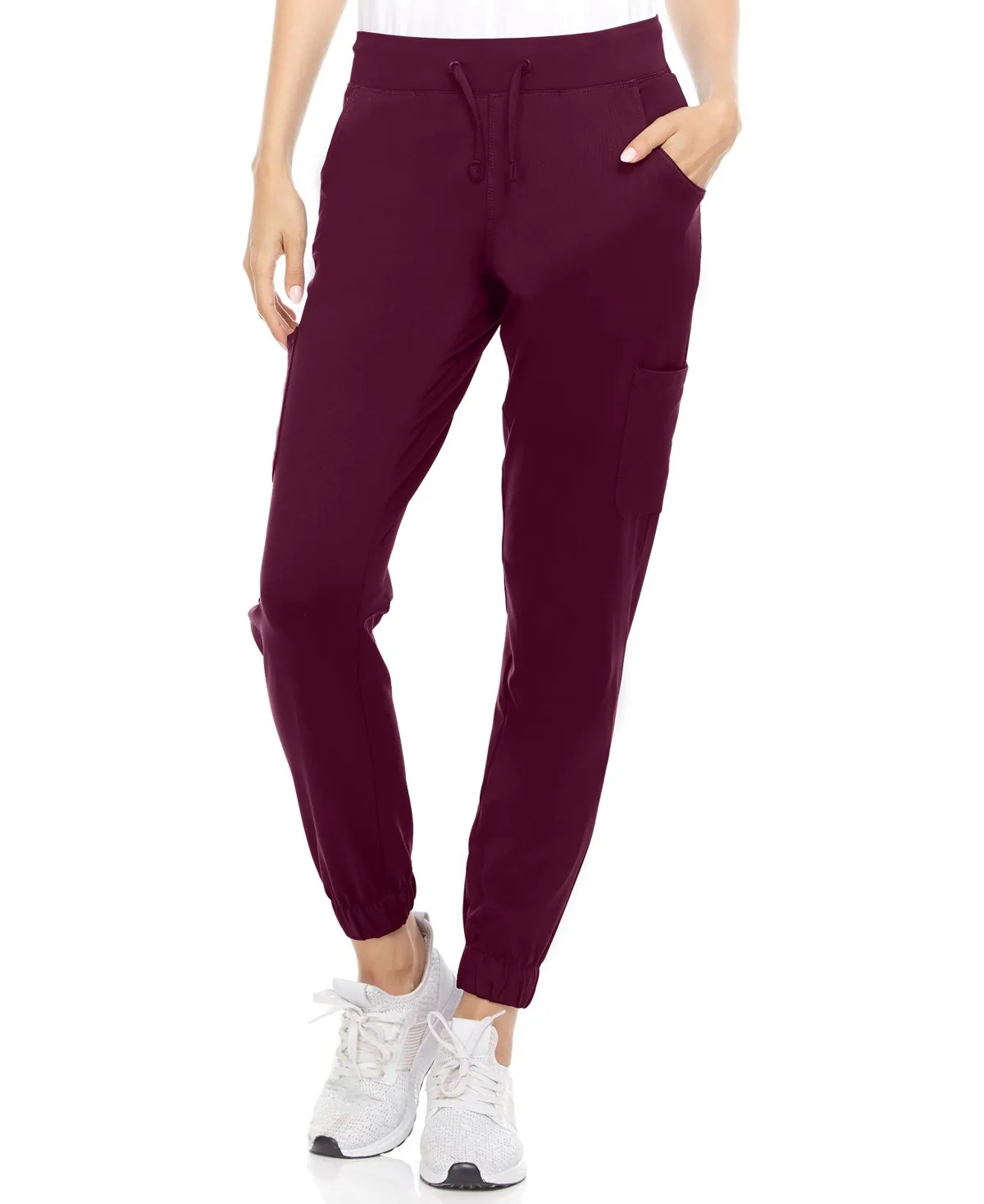 Scrubs Mid Rise Six Pocket Yoga Scrub Joggers by Medichic