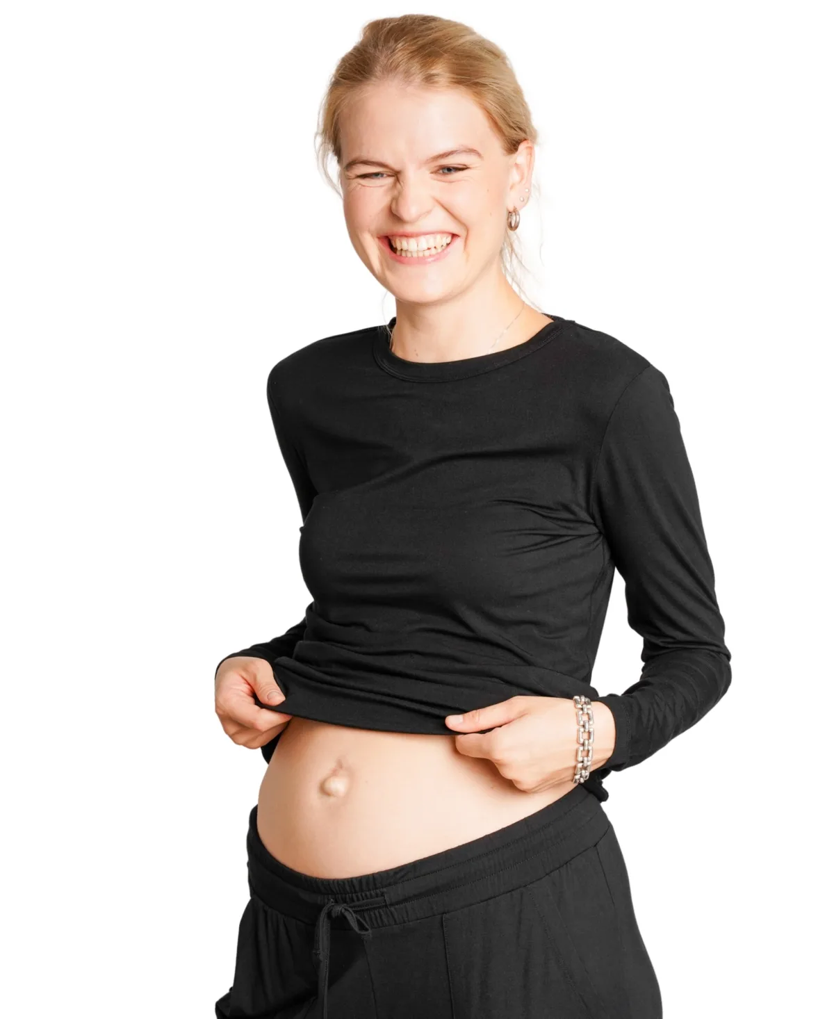 Liv Long Sleeve Tee by Nom Maternity