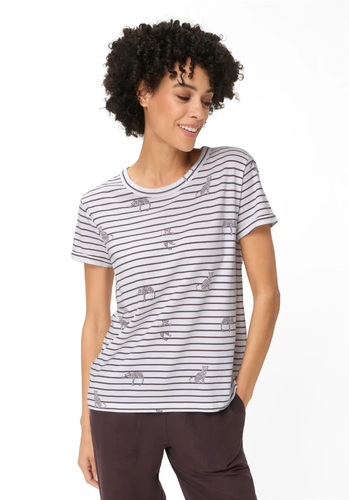Stripe T-Shirt by Olsen