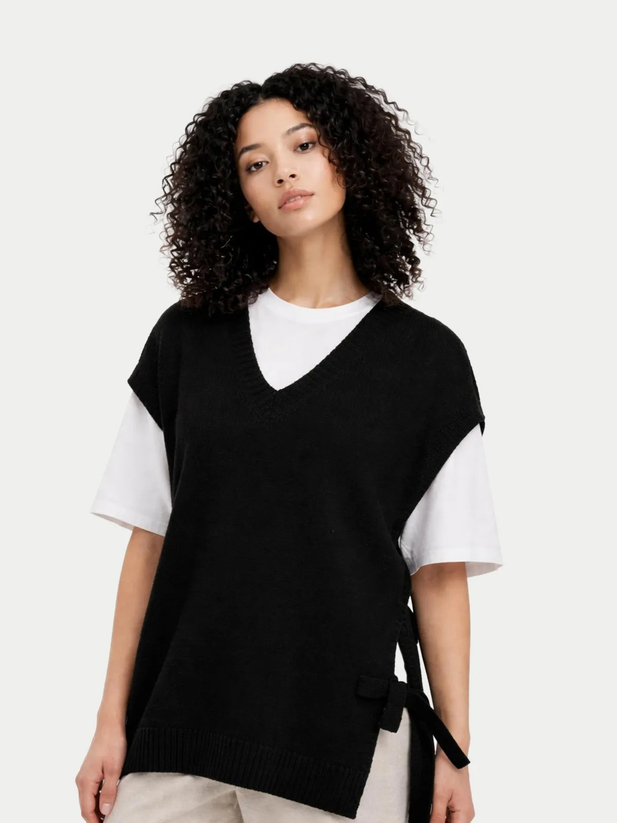 V-Neck Cashmere Top by Gobi Cashmere