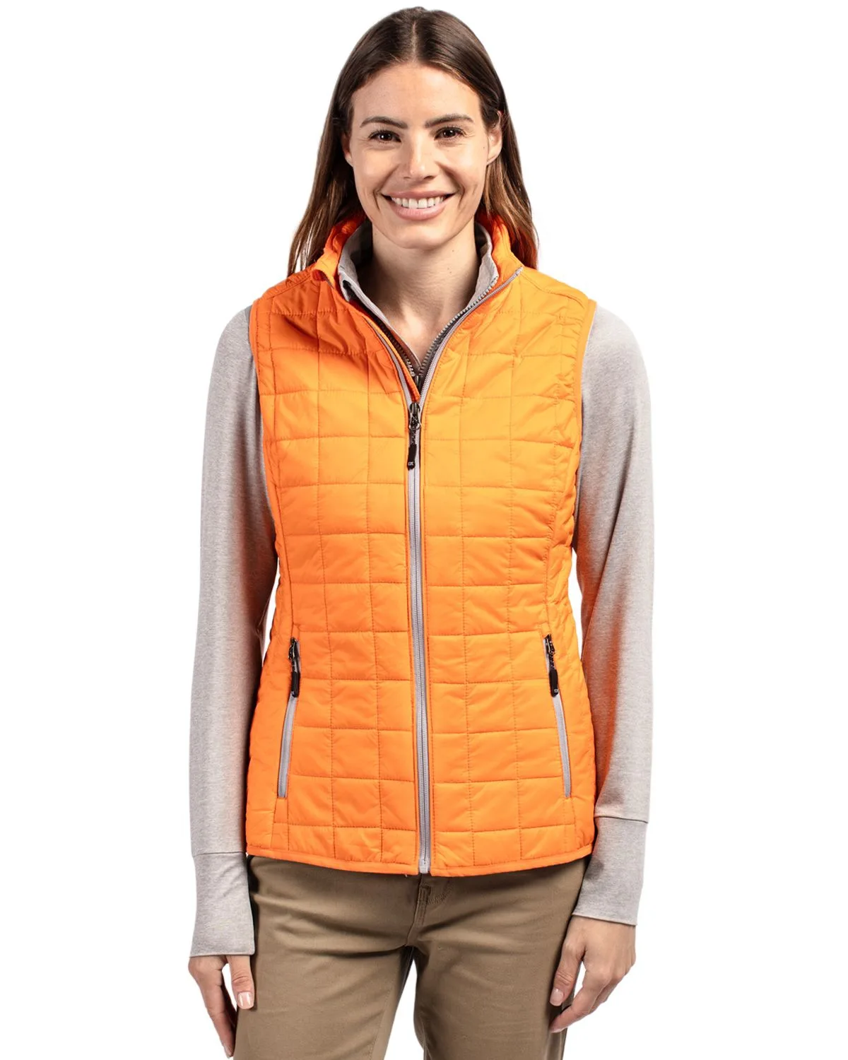 Rainier PrimaLoft Eco Insulated Full Zip Puffer Vest by Cutter & Buck