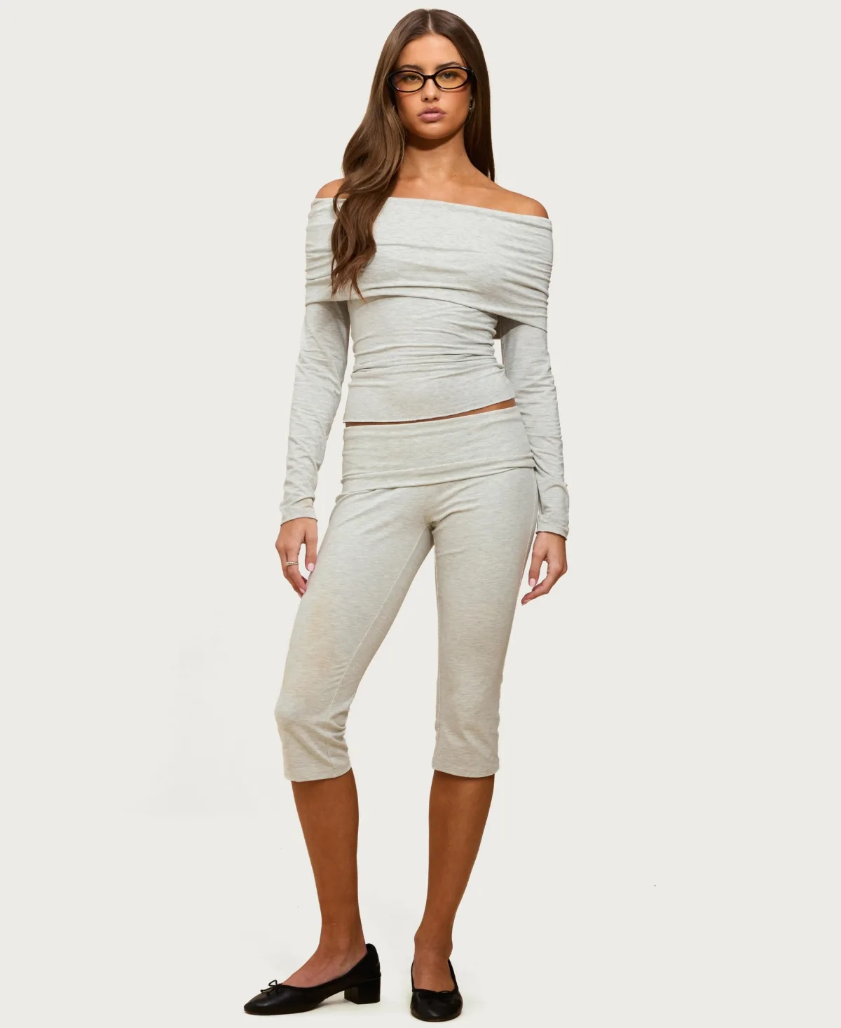 Habiba Foldover Off Shoulder Top by Edikted