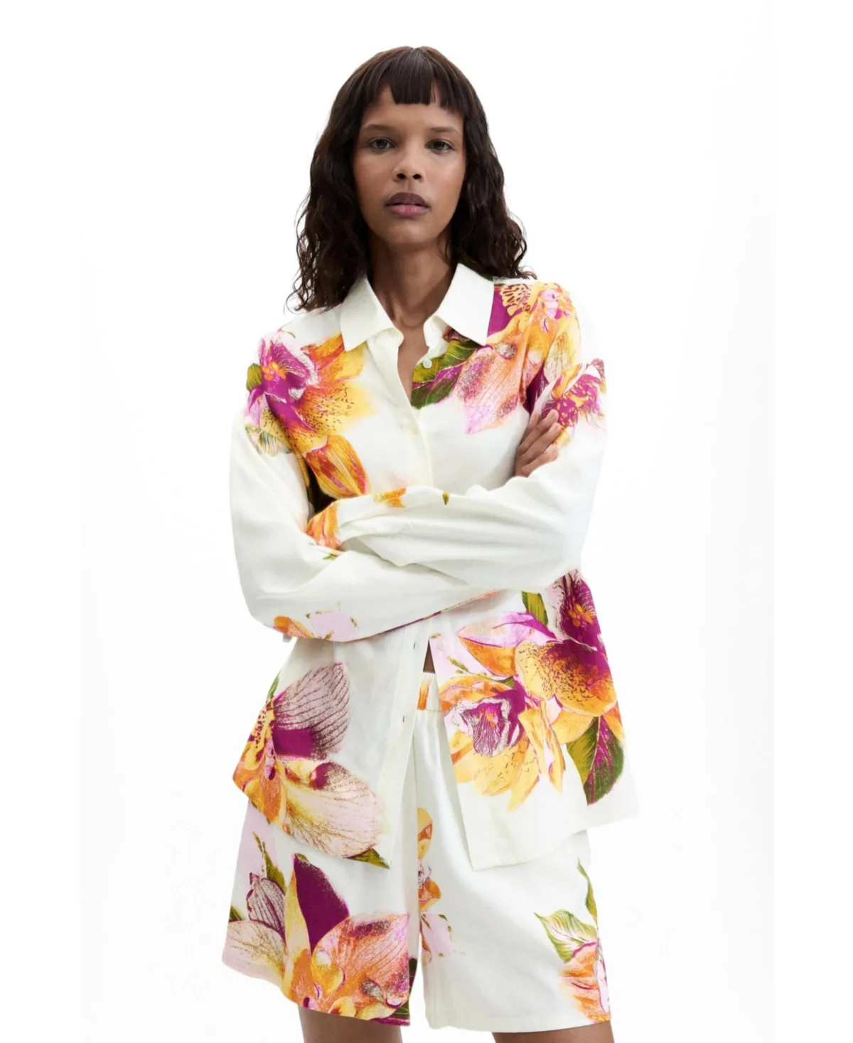 Printed Floral Shirt by Desigual
