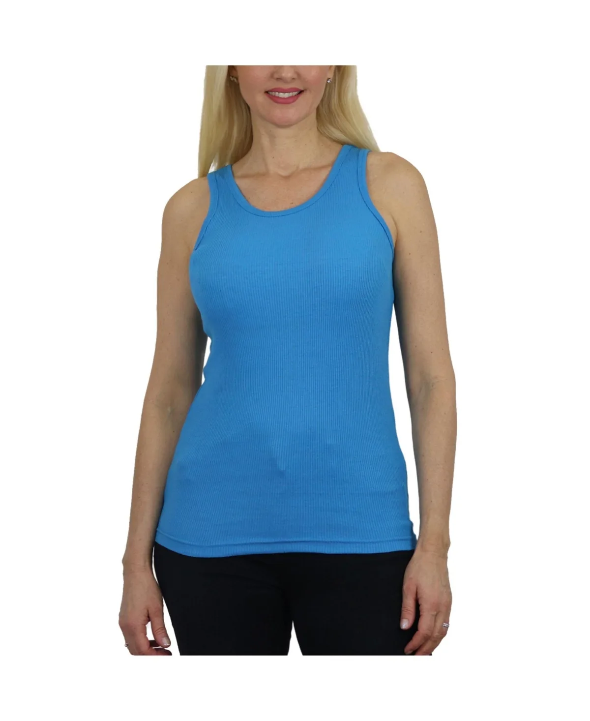 Loose Fit Ribbed Tank Top by Galaxy By Harvic